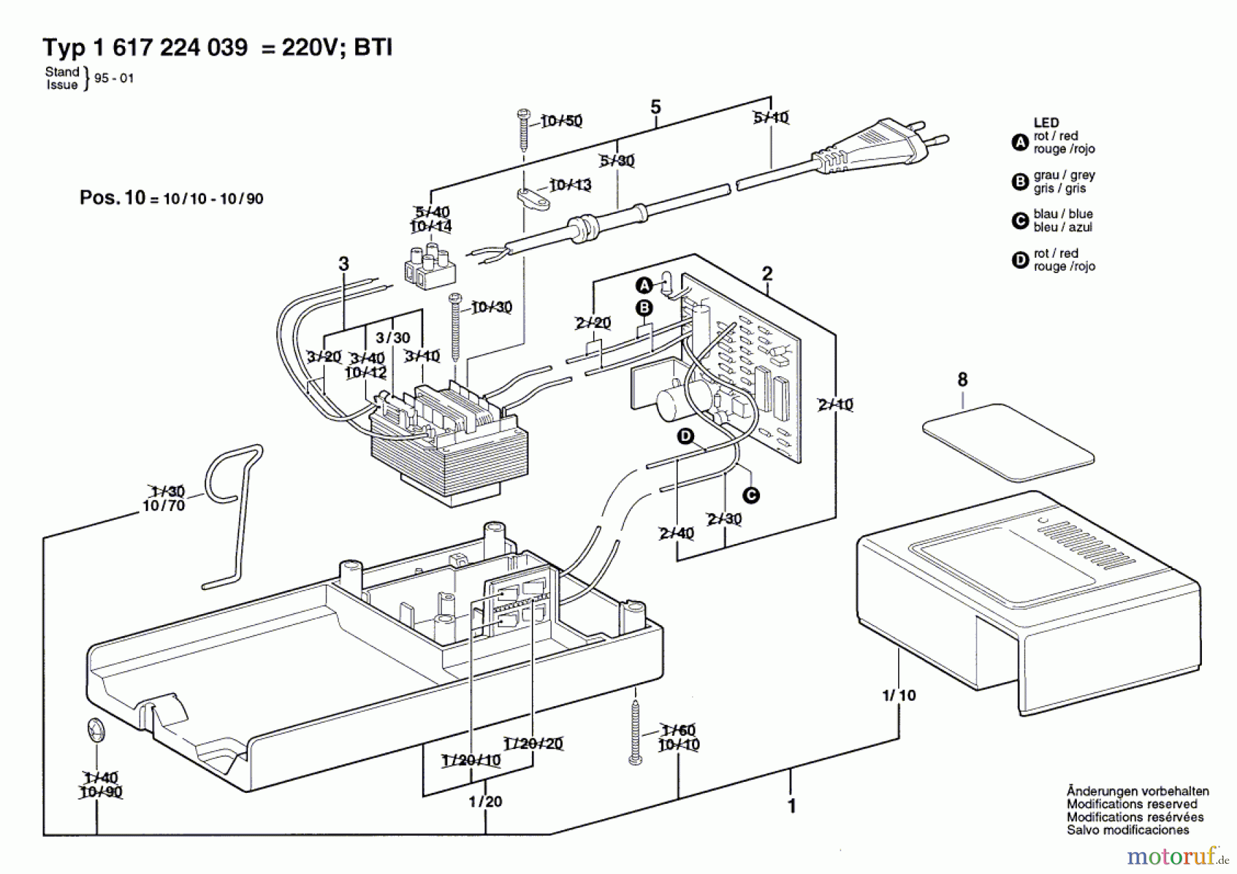 Bosch Werkzeug Batterie-Ladegerät ---- Seite 1