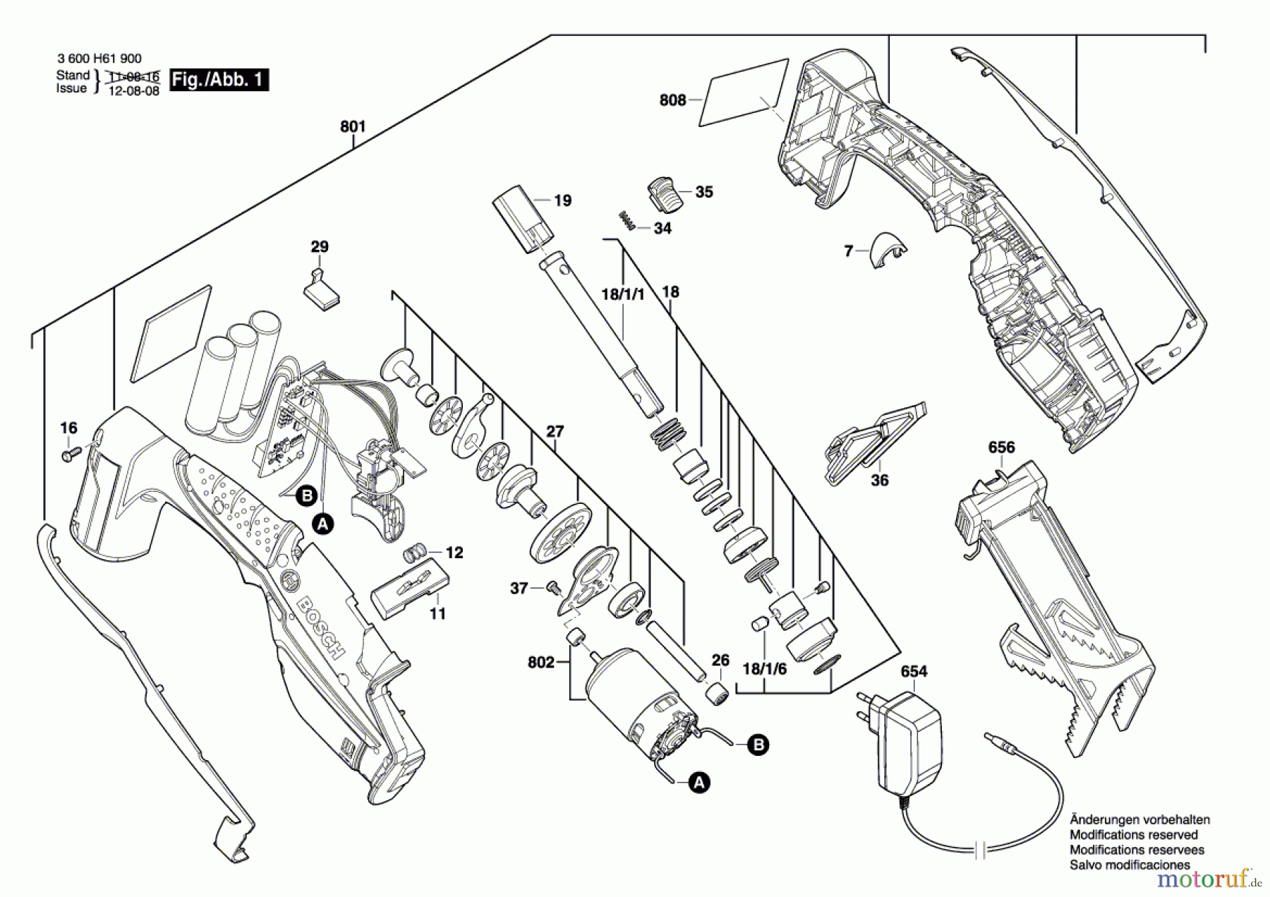  Bosch Akku Werkzeug Akku-Säbelsäge KEO 10,8 LI Seite 1