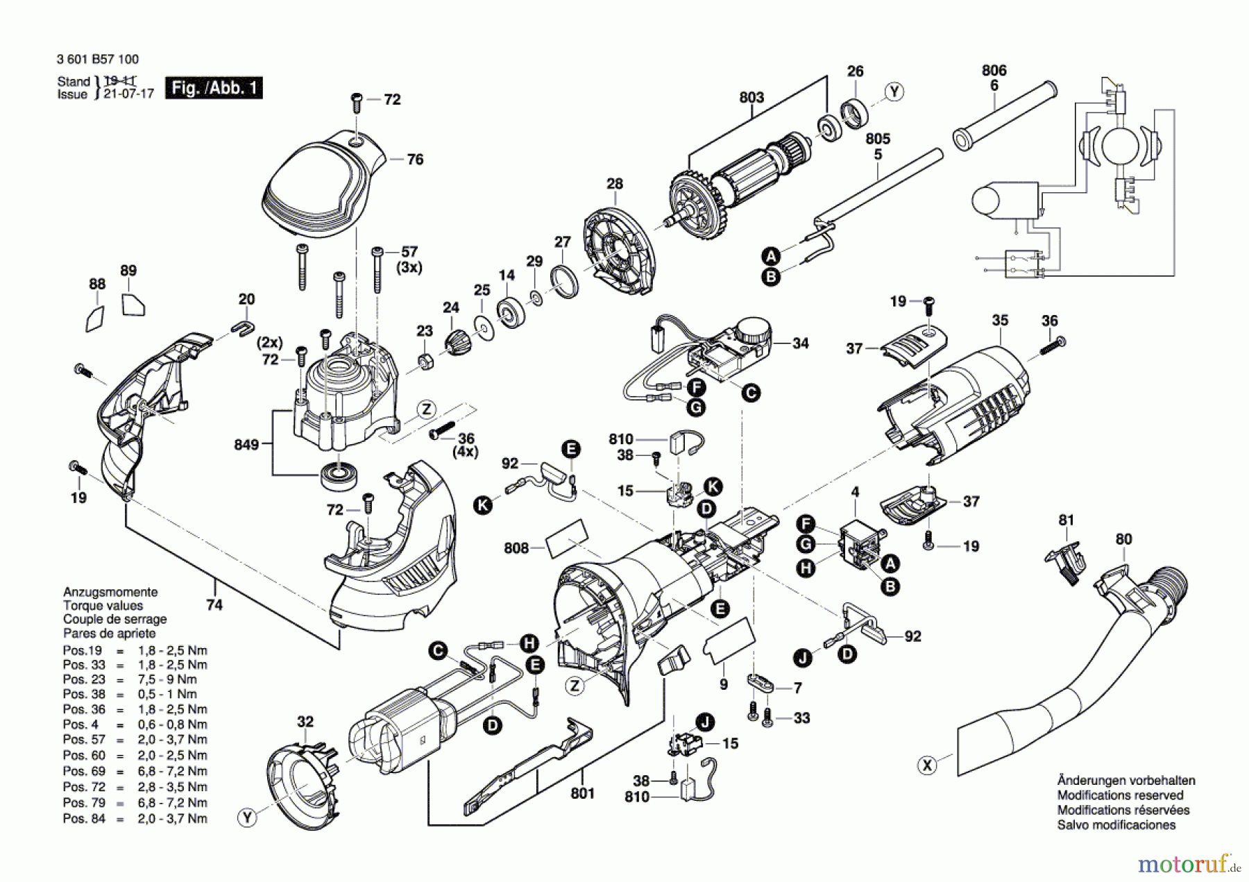  Bosch Werkzeug Exzenterschleifer GET 75-150 Seite 1