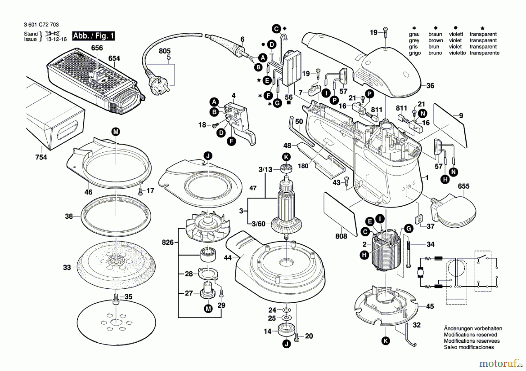  Bosch Werkzeug Exzenterschleifer GEX 150 AC Seite 1