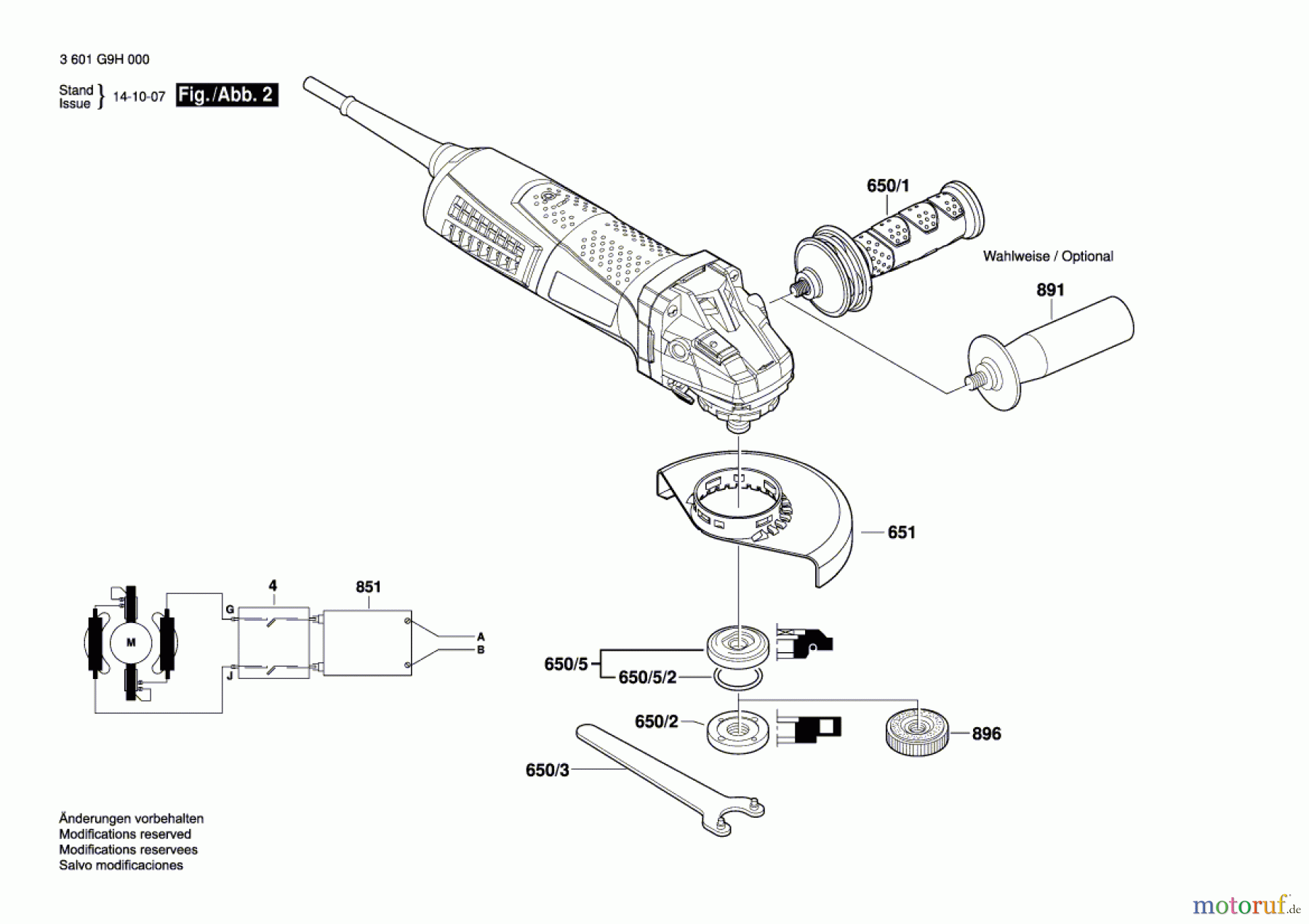  Bosch Werkzeug Winkelschleifer GWS 17-125 CIT Seite 2