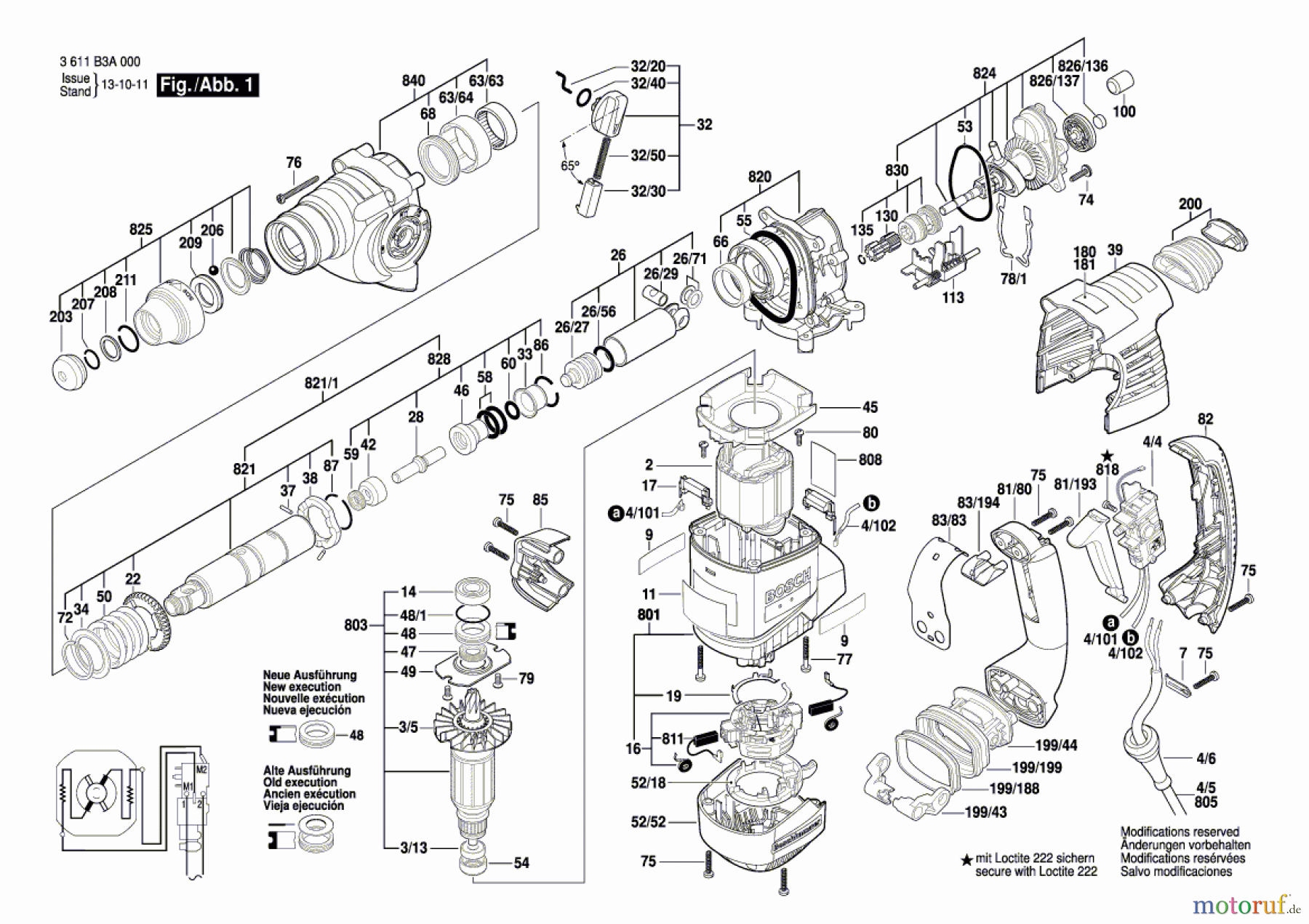  Bosch Werkzeug Bohrhammer GBH 3-28 DRE Seite 1