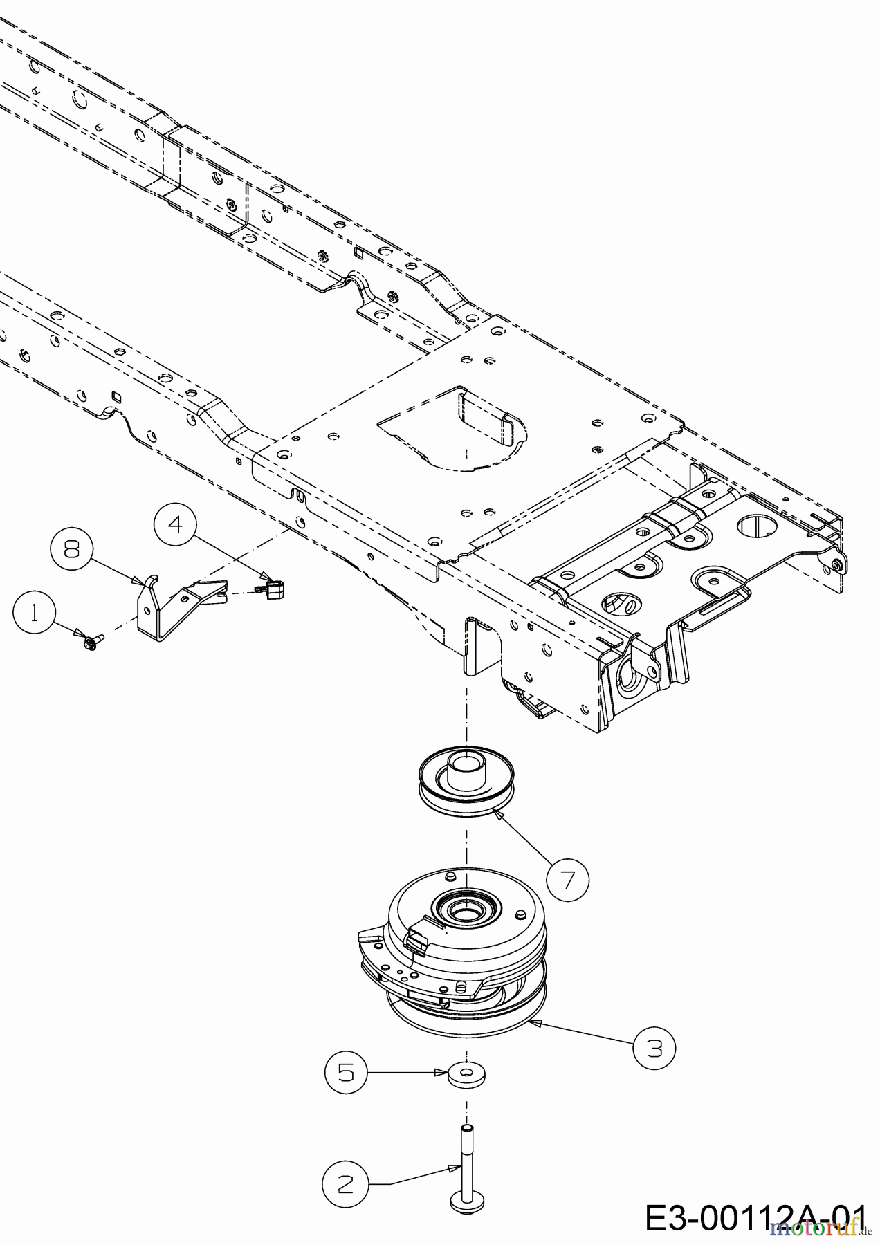  Tigara Rasentraktoren TG 222/117 HBI 13AAA1KT649  (2018) Elektromagnetkupplung, Motorkeilriemenscheibe