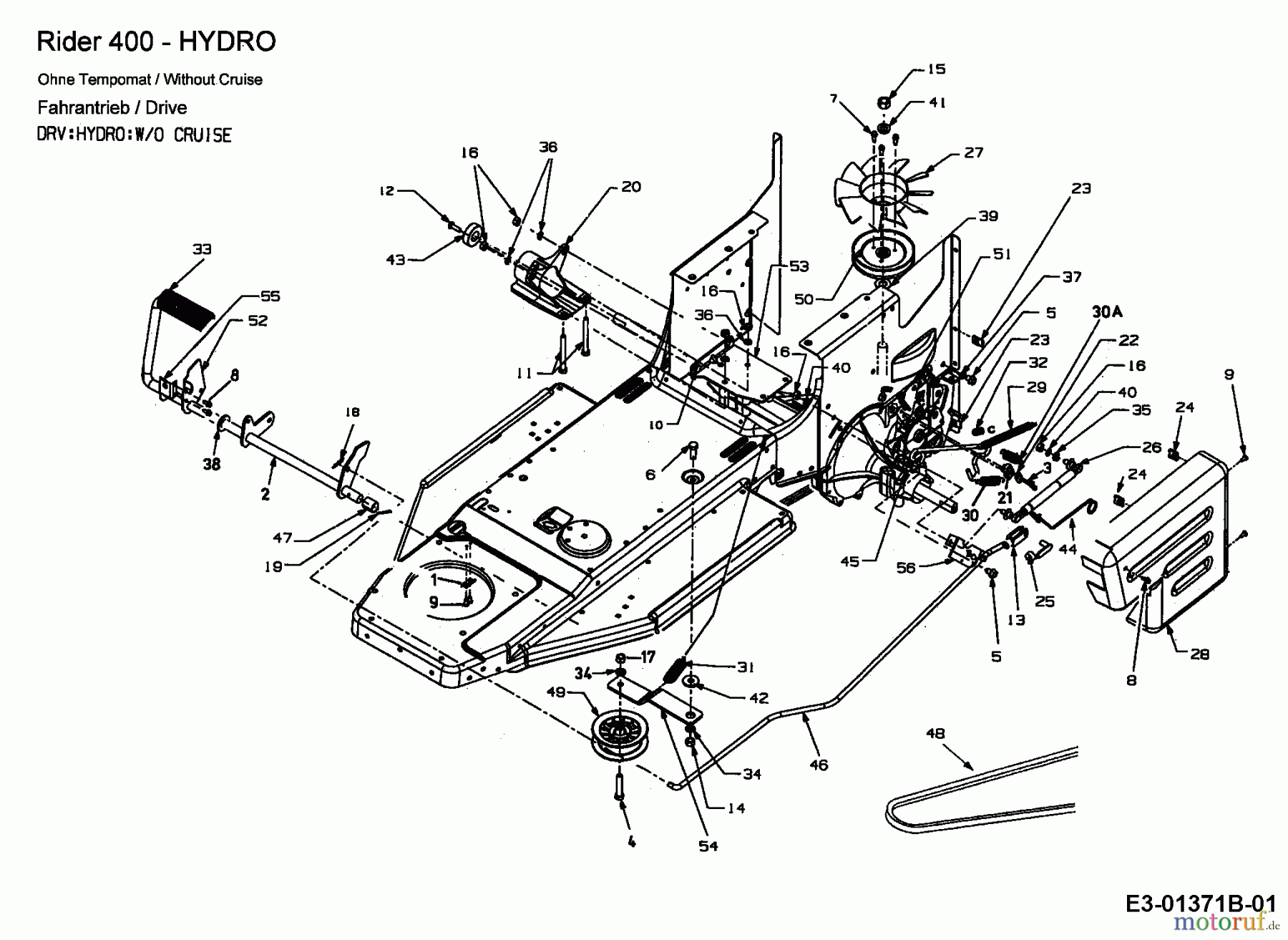  MTD Rasentraktoren JE 145 H 13AP418E678  (2000) Fahrantrieb, Pedale