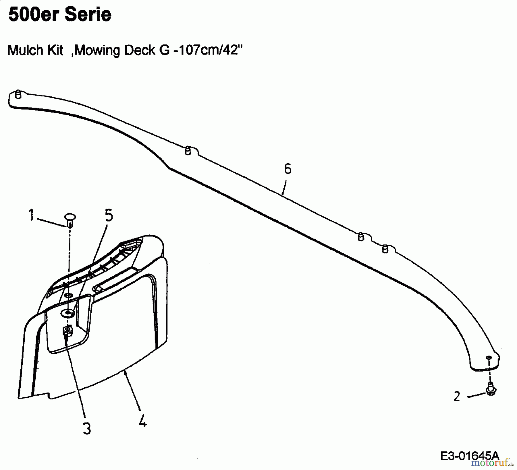  Gutbrod Rasentraktoren GLX 107 SALK 13BI506G690  (2003) Mulch Kit 42