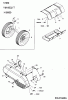 MTD T 380/50 21A-382A678 (2004) Listas de piezas de repuesto y dibujos Belt cover, Wheels, Tine shield