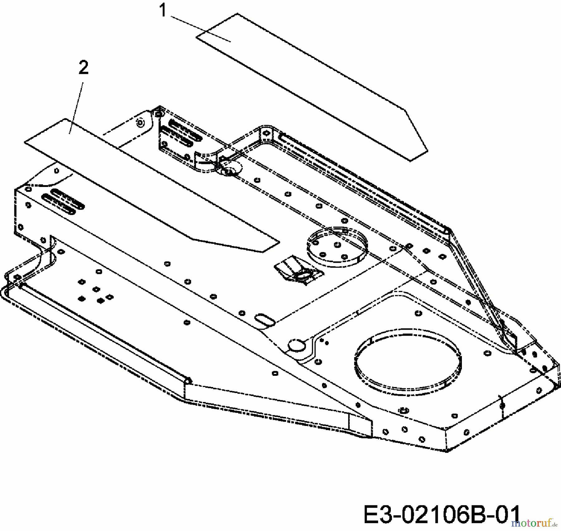  Raiffeisen Rasentraktoren RMS 414-96 T 13DM477F628  (2005) Trittbrettbelag
