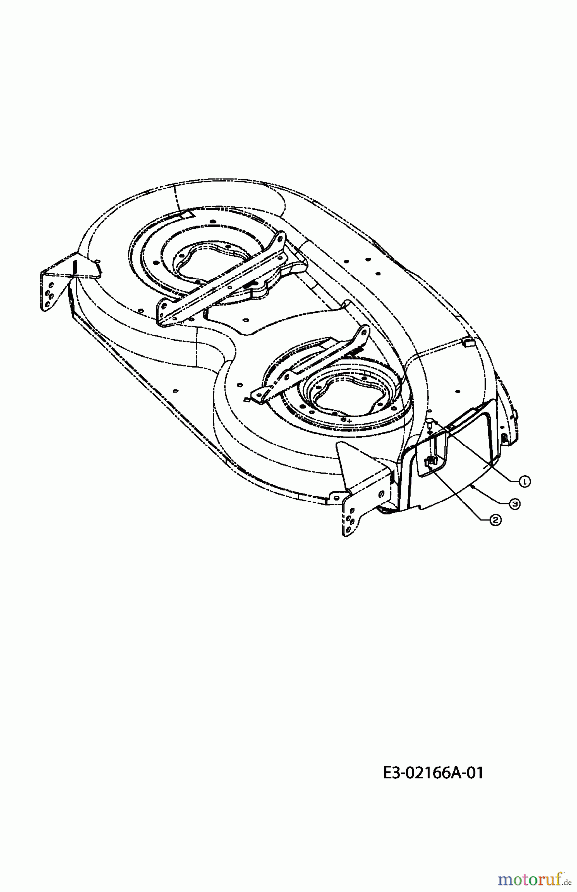  Greencut Rasentraktoren AT 100 13DH452F639  (2005) Mulch Kit