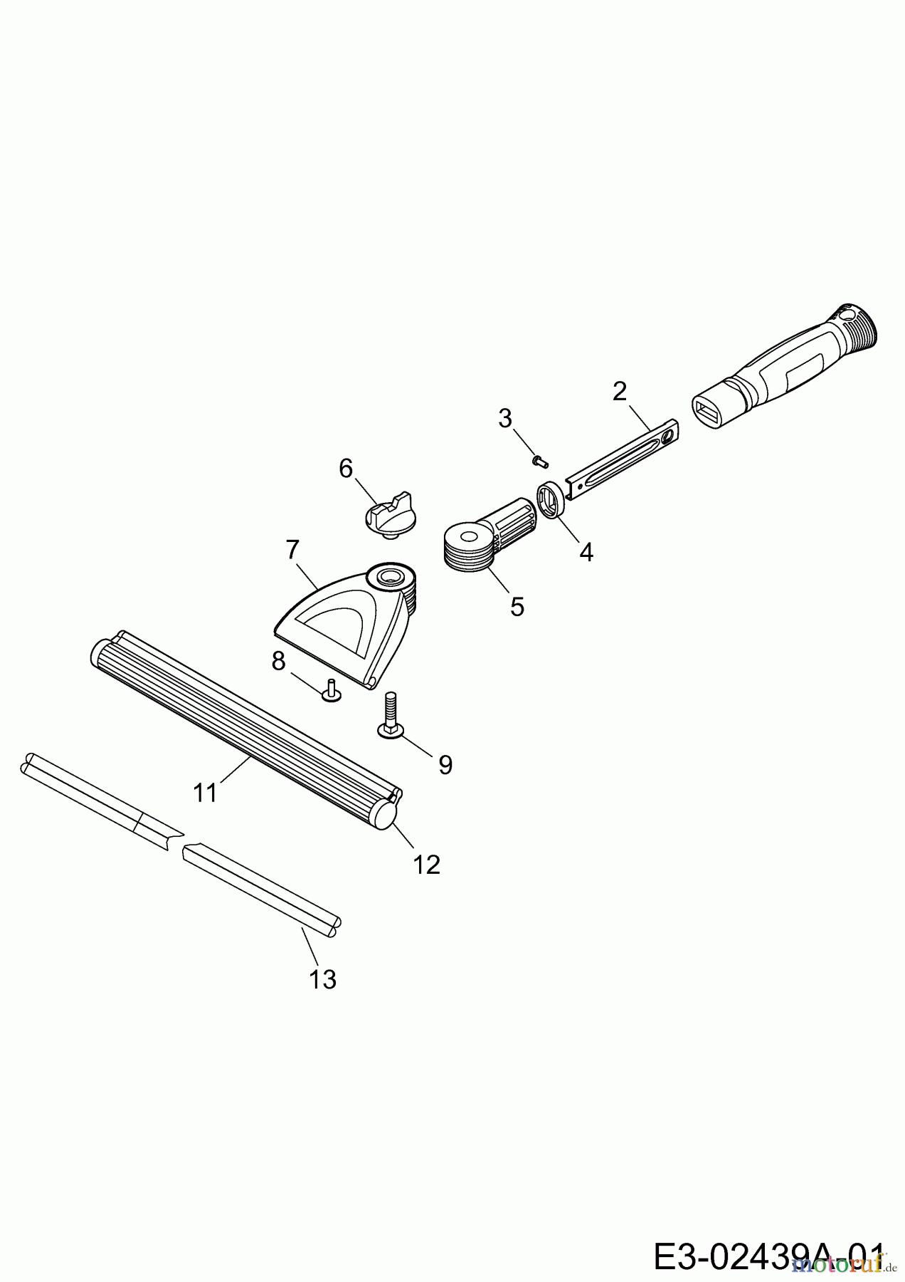  Wolf-Garten MultiStar multi-star® - Reinigungsgeräte EW-M (Fensterwischer) 3908000  (2006) Grundgerät
