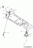 Troy-Bilt Horse XP 46 13WX79KT066 (2015) Listas de piezas de repuesto y dibujos Deck engagement, Engine pulley