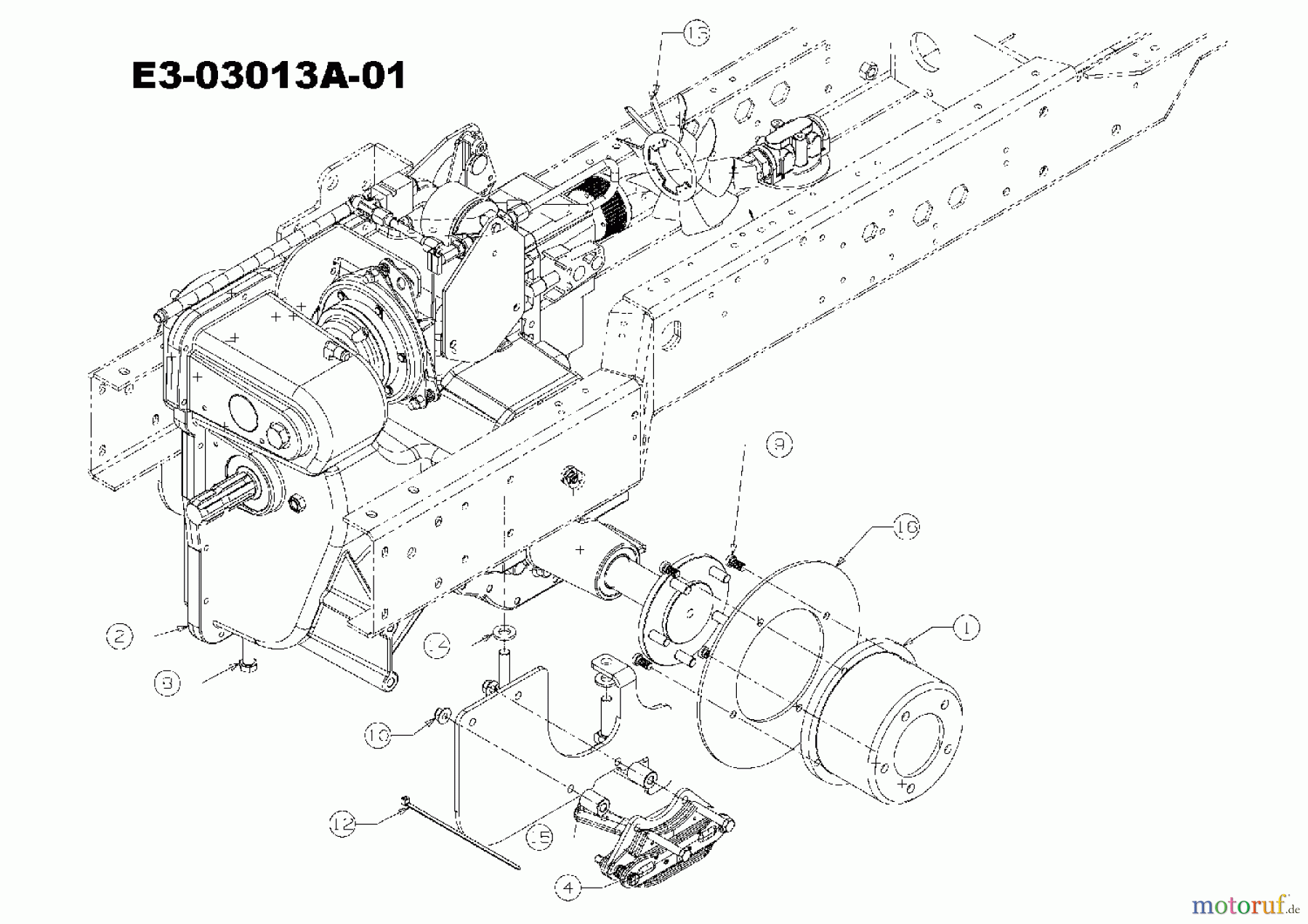  Cub Cadet Kompakttraktoren HDS 5264 54AE52L-603  (2007) Bremse