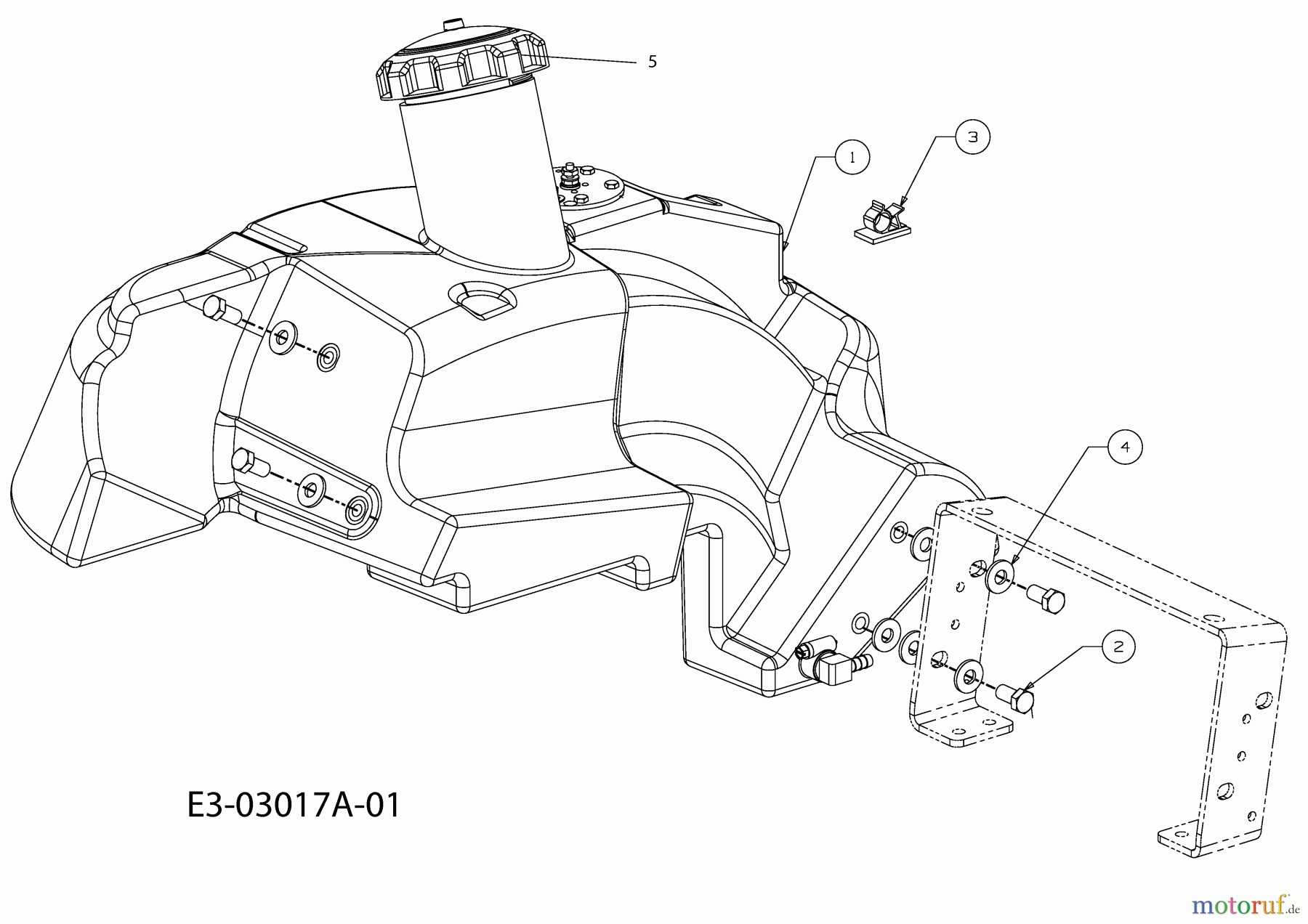  Cub Cadet Kompakttraktoren HDS 5264 54AE52L-603  (2007) Tank