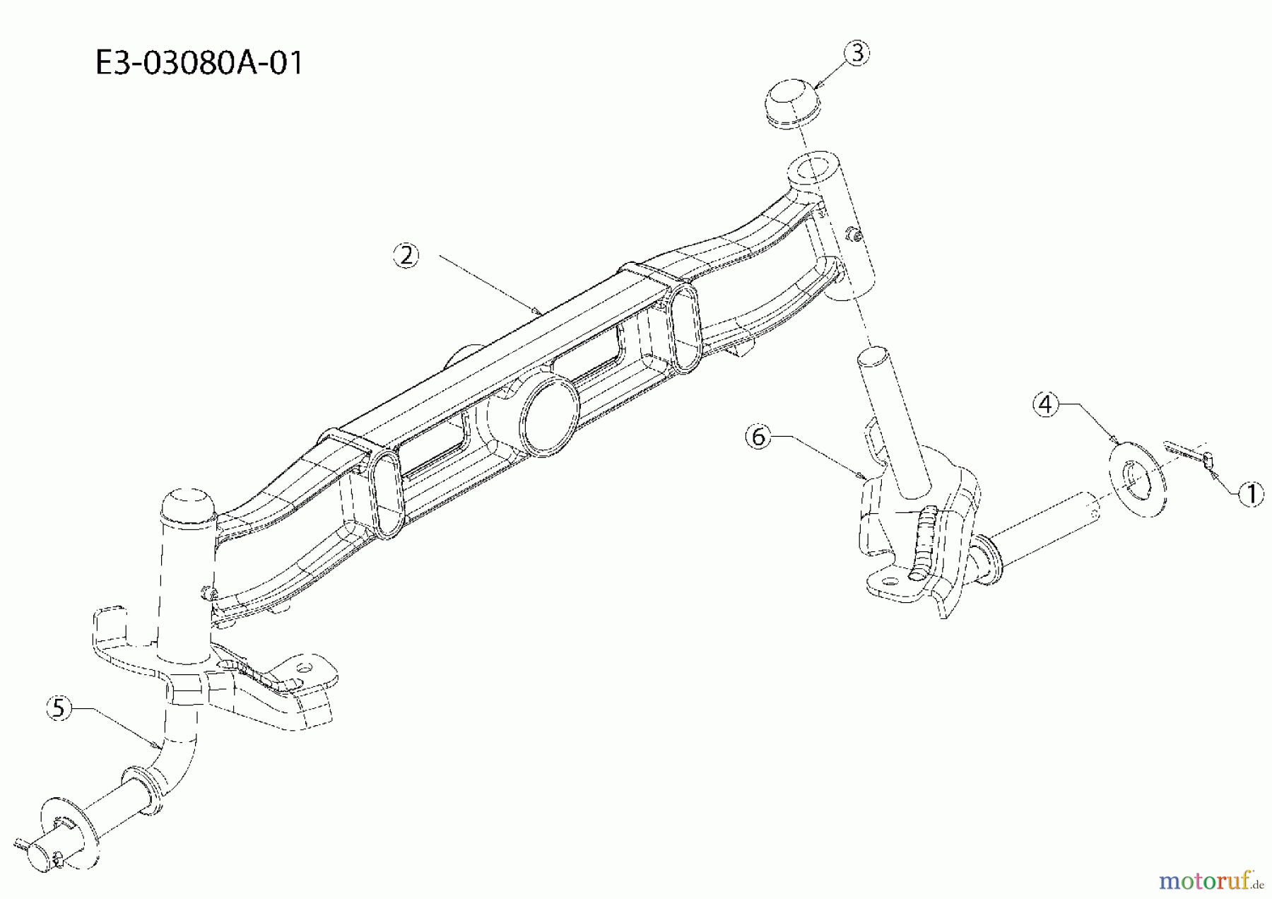  Massey Ferguson Gartentraktoren MF 50-23 SD 14AB13CP695  (2007) Achsschenkel