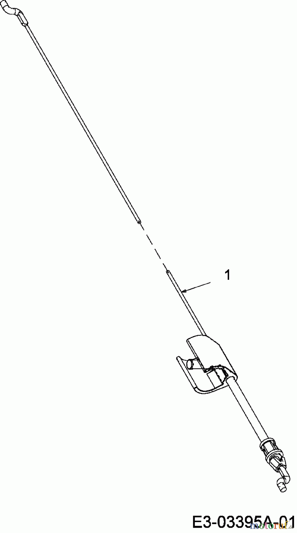  MTD Motormäher mit Antrieb 53 SPH-55 12BV849Q600  (2007) Bremszug