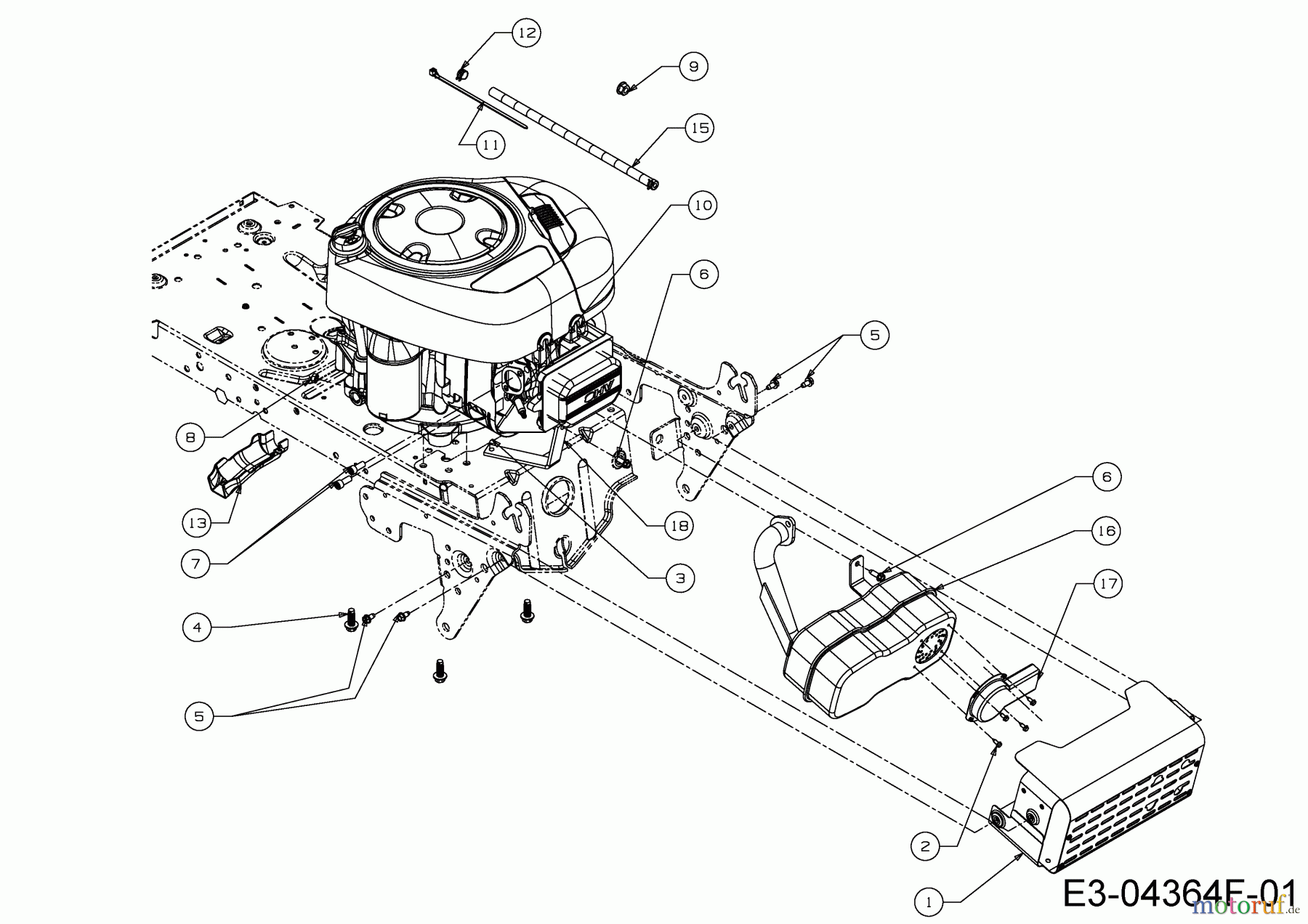  Castorama Rasentraktoren MTD 92 R 13HH761E612  (2015) Motorzubehör