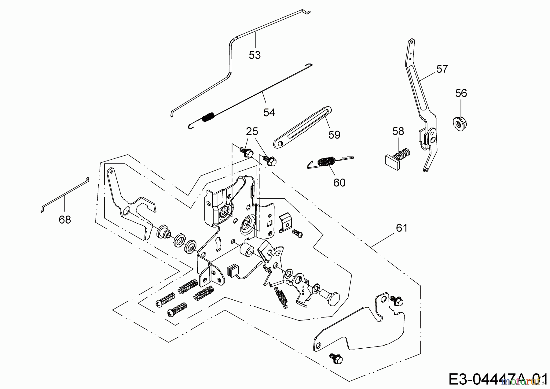  MTD-Motoren Vertikal 1P65WHA 752Z1P65WHA  (2009) Regler