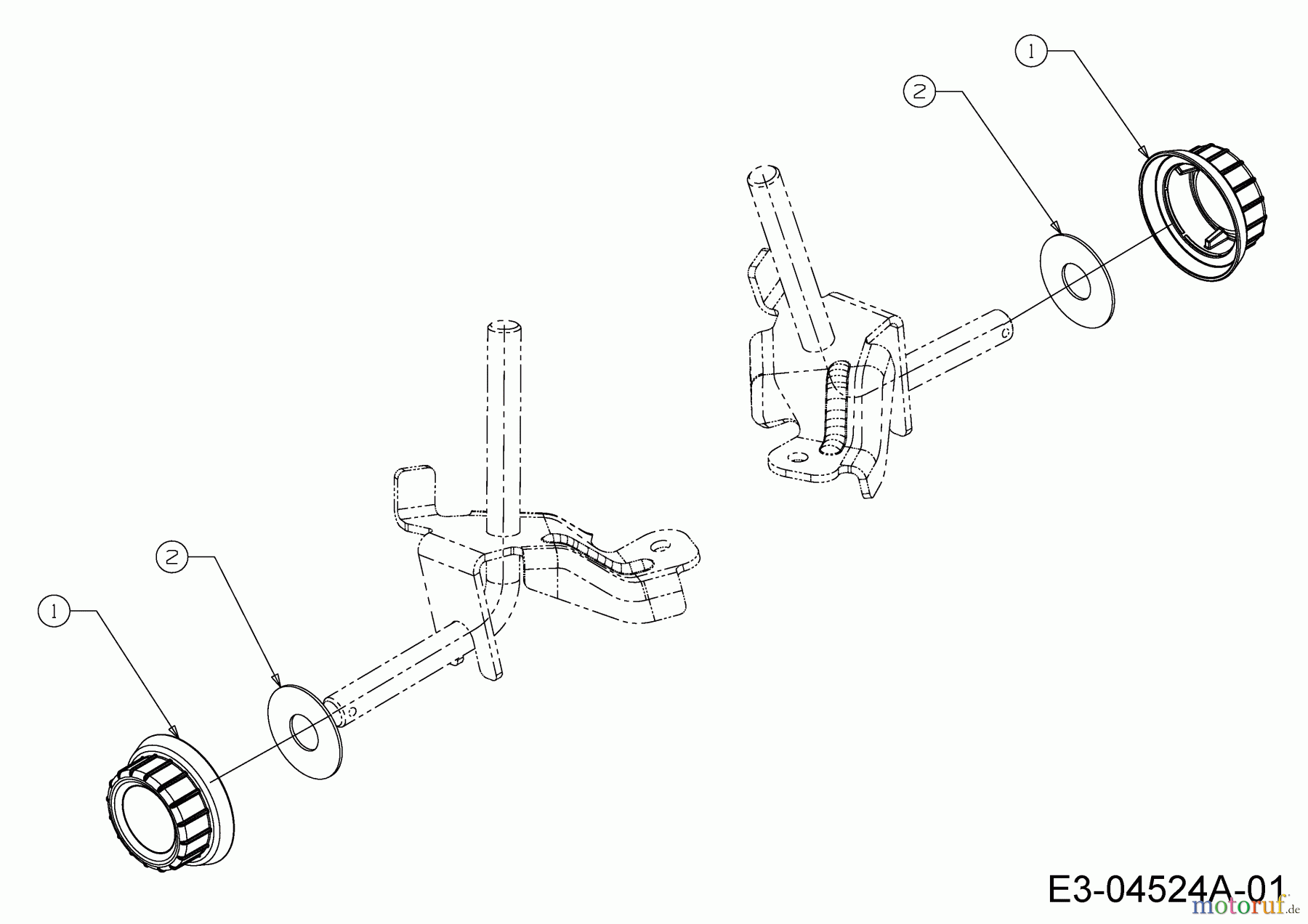  Massey Ferguson Rasentraktoren MF 50-24 SH 13HQ93GP695  (2016) Radkappen