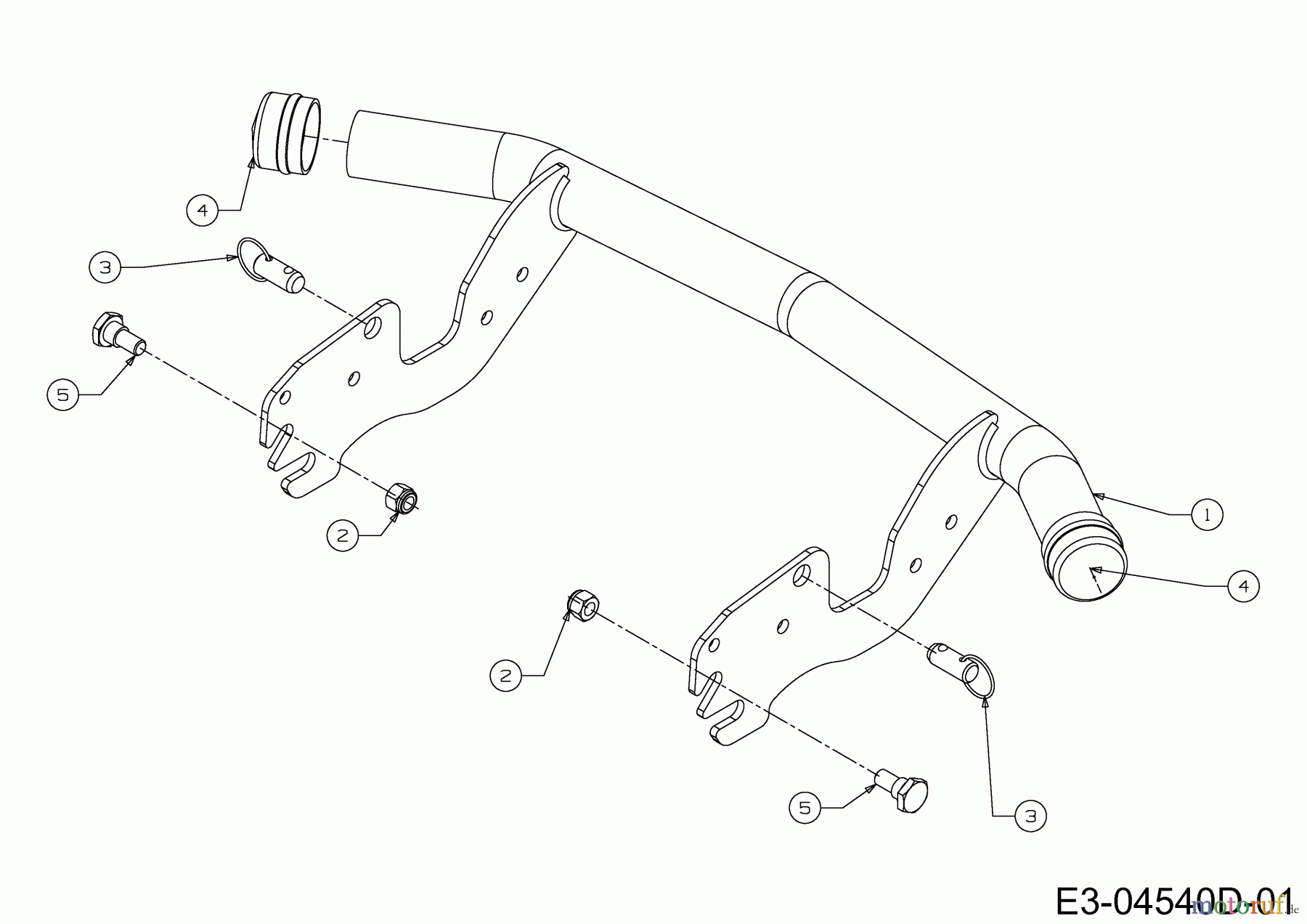  Cub Cadet Rasentraktoren LGTX 1050 13AS92AP056  (2014) Stoßstange