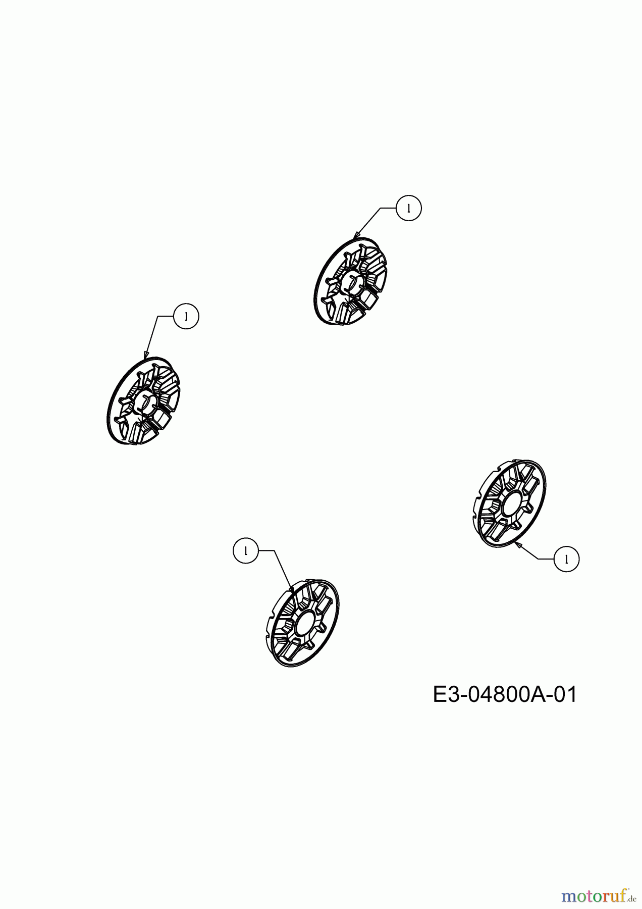 Black-Line Motormäher BL 4046 11C-J10G683  (2013) Radkappen