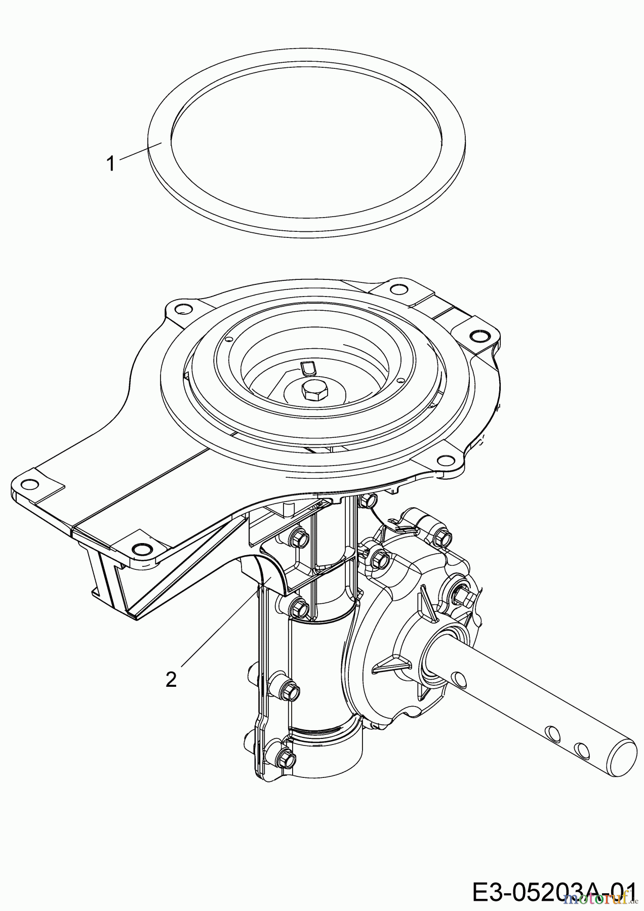  MTD Motorhacken T/245 21B-25MJ678  (2012) Getriebe