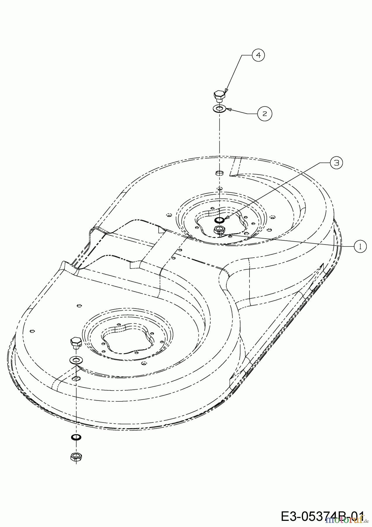  Dormak Rasentraktoren TX 36 T 13HH76SE699  (2017) Verschlussdeckel Waschdüse Mähwerk