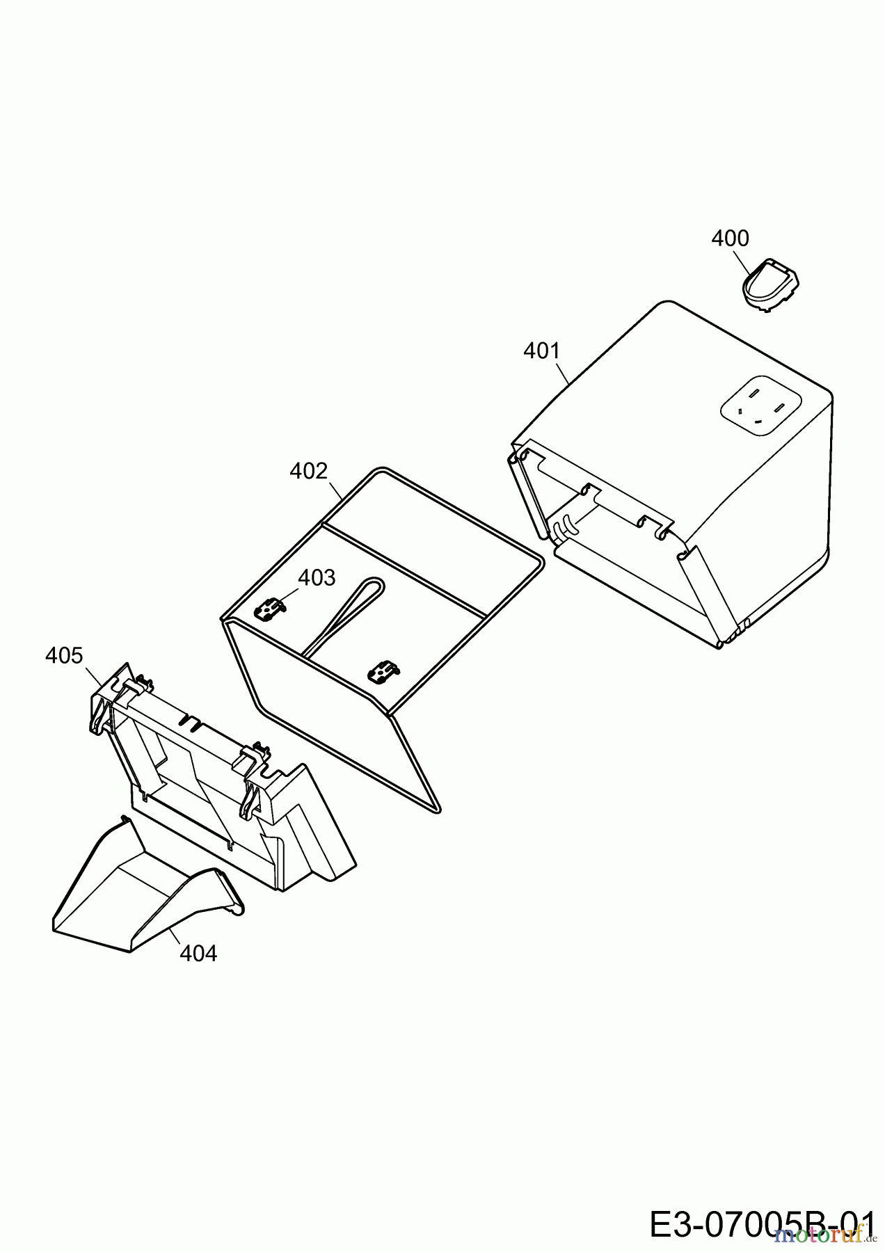 Sentar Akkumäher SE 37 LI 18AWG3D-663 (2012) Grasfangsack