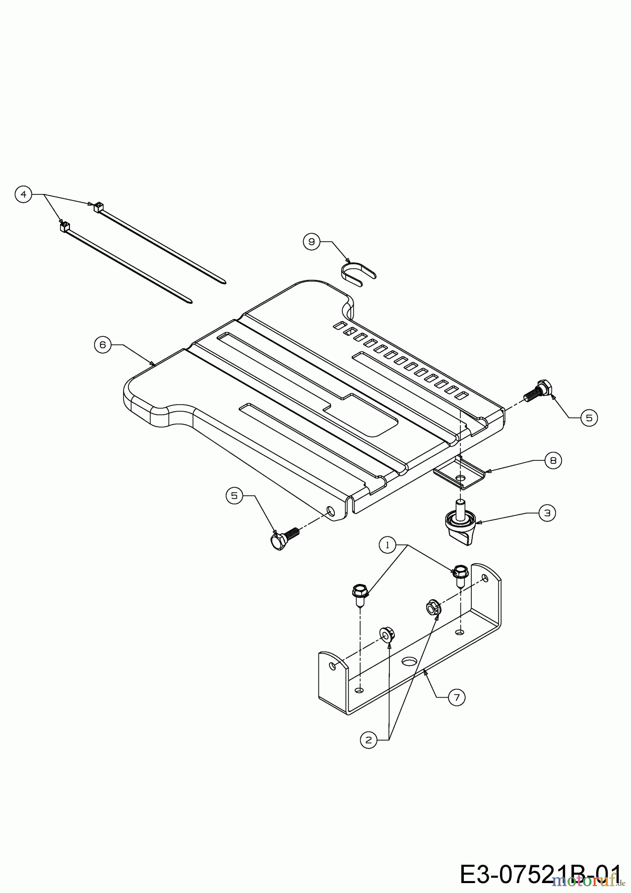 Okay Rasentraktoren Master Cut 105-15/200 H 13HU99KN675  (2015) Sitzträger