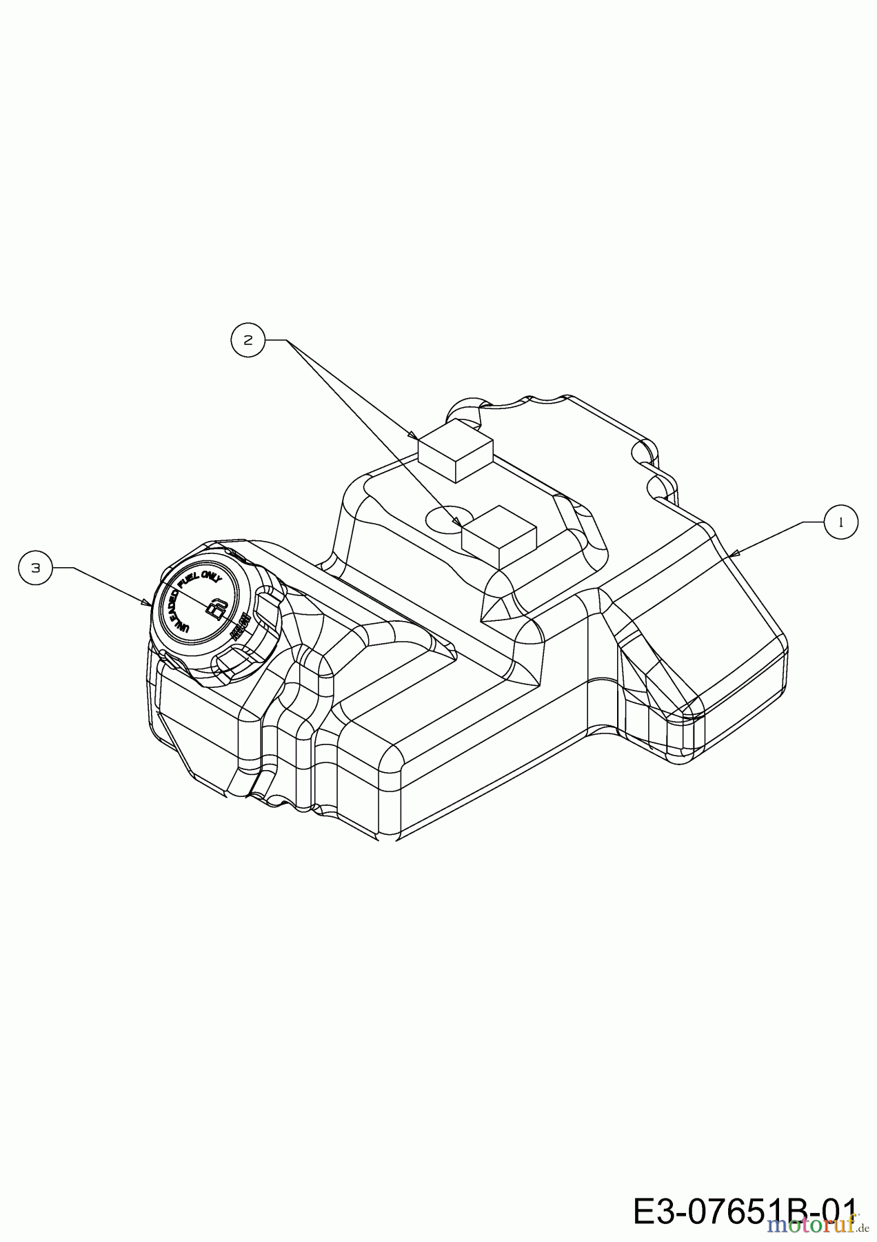  Cub Cadet Rasentraktoren LR 1 NR 76 13C226HD603  (2017) Tank