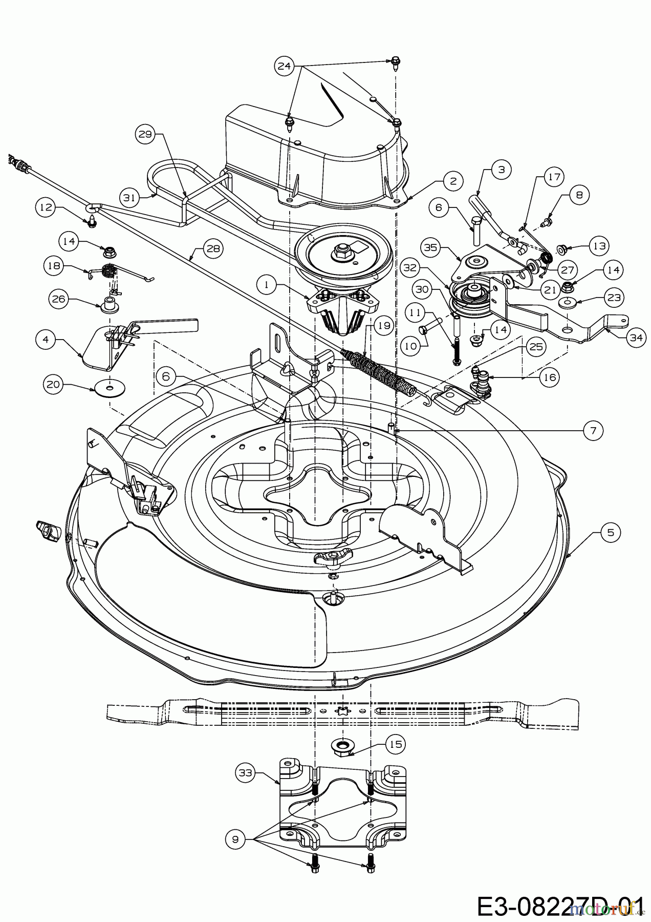  WOLF-Garten Expert Rasentraktoren Scooter Pro Hydro 13A221HD650  (2018) Mähwerk D (30