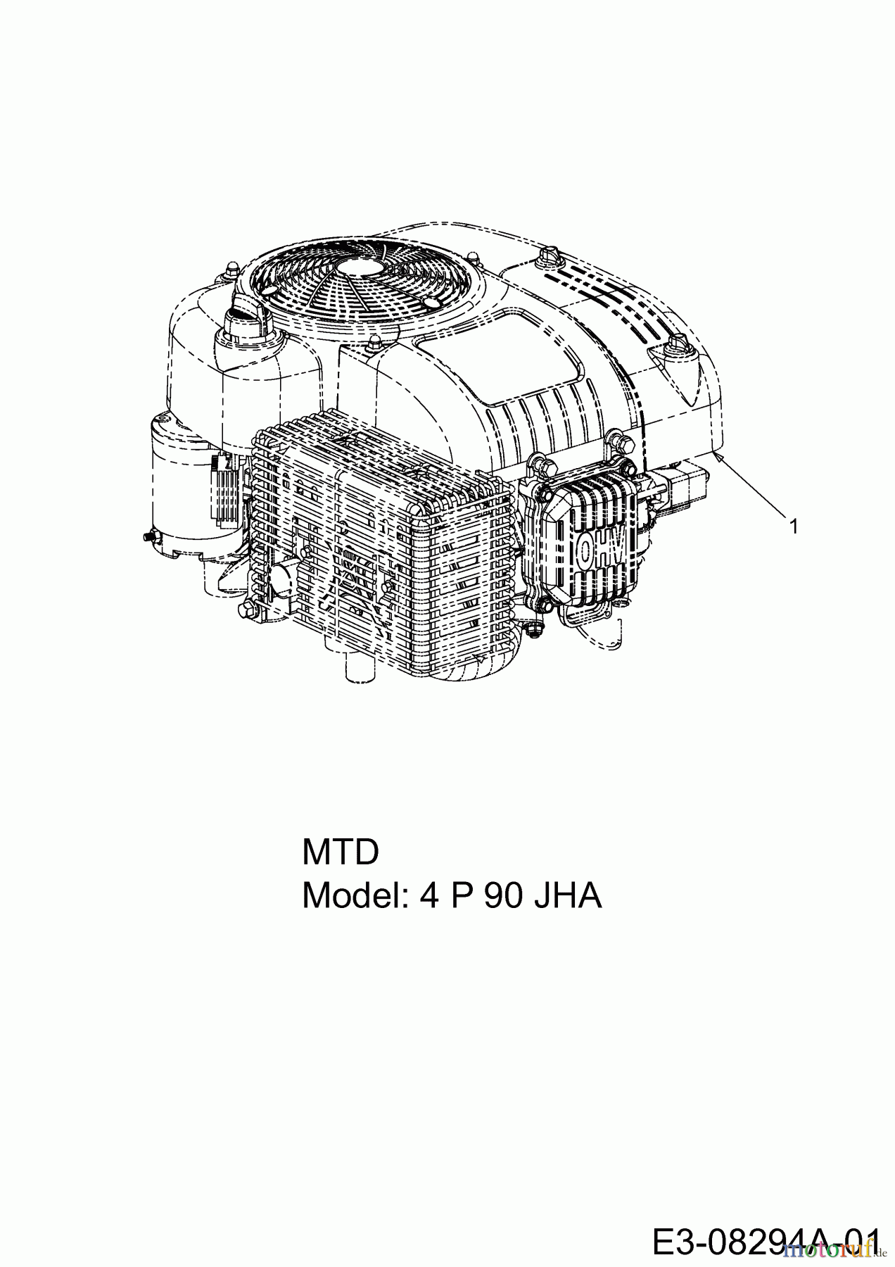  MTD Rasentraktoren Minirider 76 SD 13A226JD600  (2012) Motor MTD
