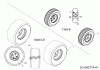 Cub Cadet RZT S 42 17ARCBDS330 (2016) Listas de piezas de repuesto y dibujos Wheels 13x5 + 18x8.5