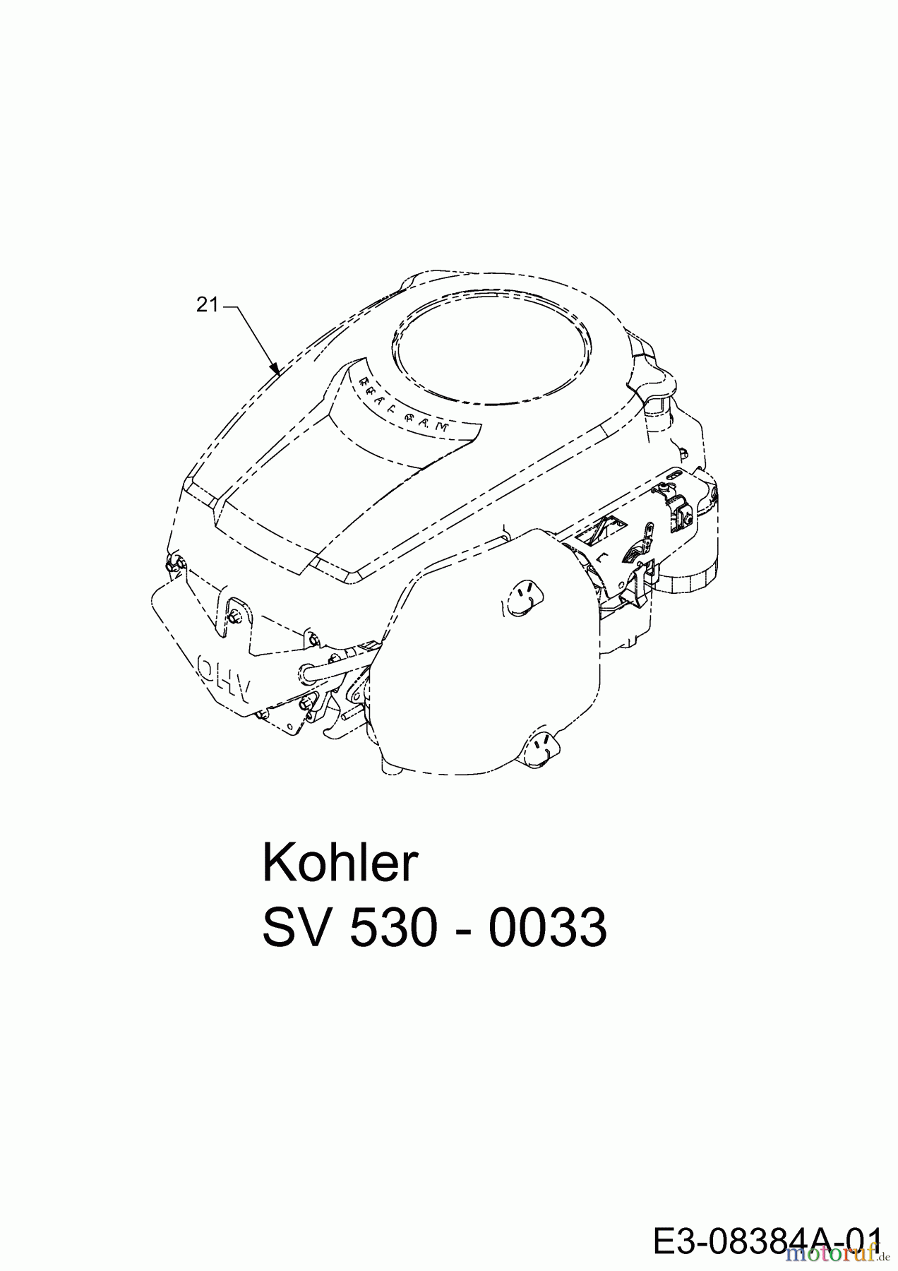  MTD Zero Turn P 170 HZ-S 17AE2ACS678  (2013) Motor Kohler