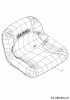 Cub Cadet LTX 1042 13AX91AS330 (2012) Ersatzteile Sitz