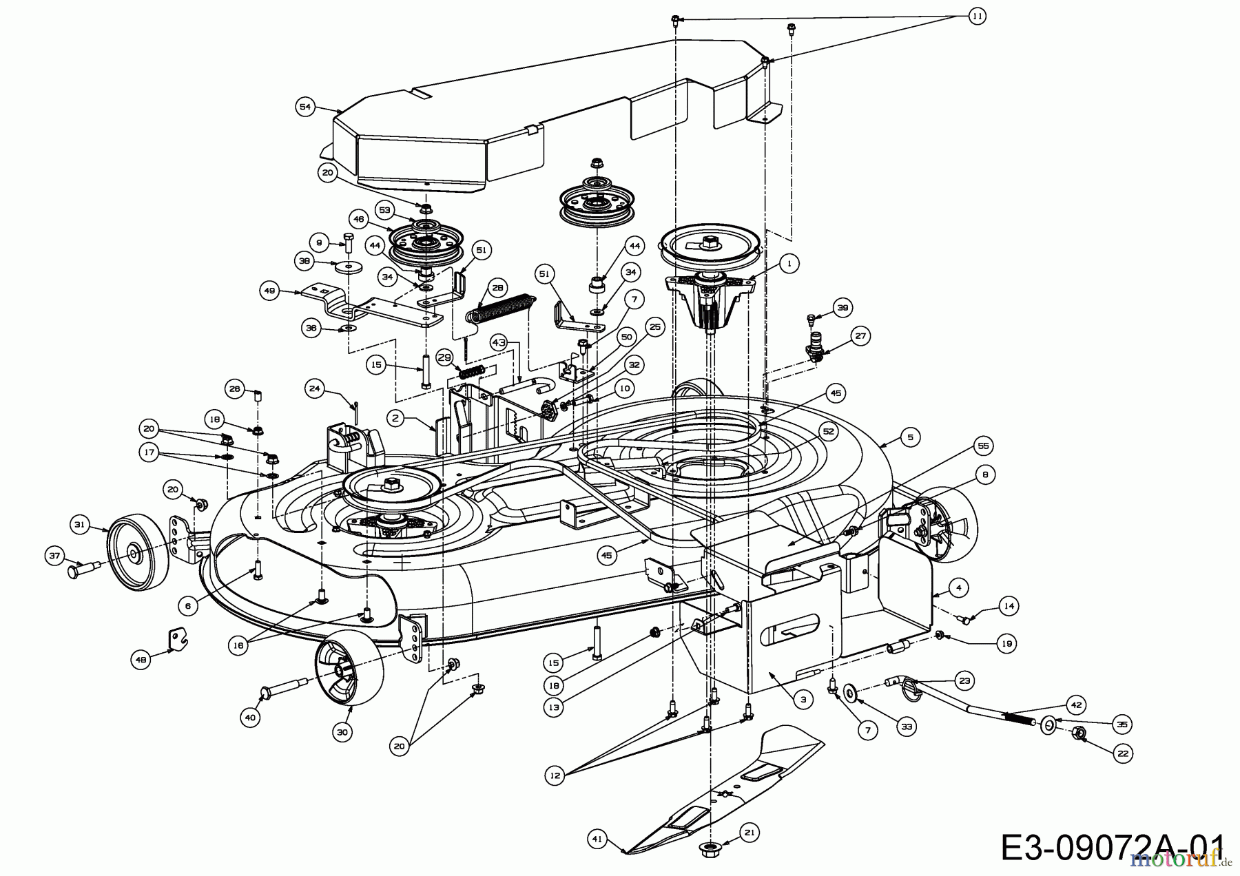  Cub Cadet Rasentraktoren CC 1022 KHT 13HP93AT603  (2015) Mähwerk T (46
