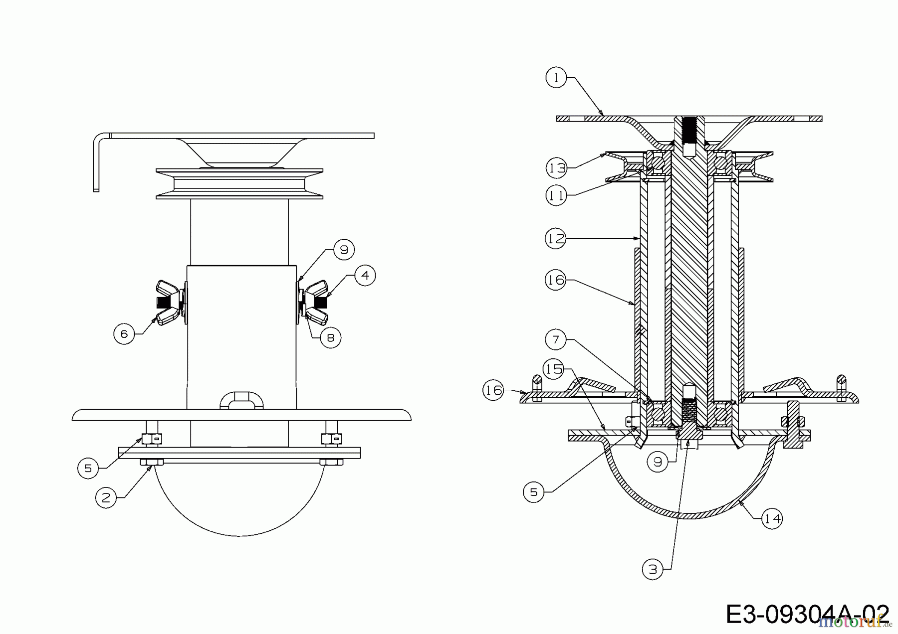  MTD Motorfadenmäher WST 5522 25A-262E678  (2016) Fadenkopf