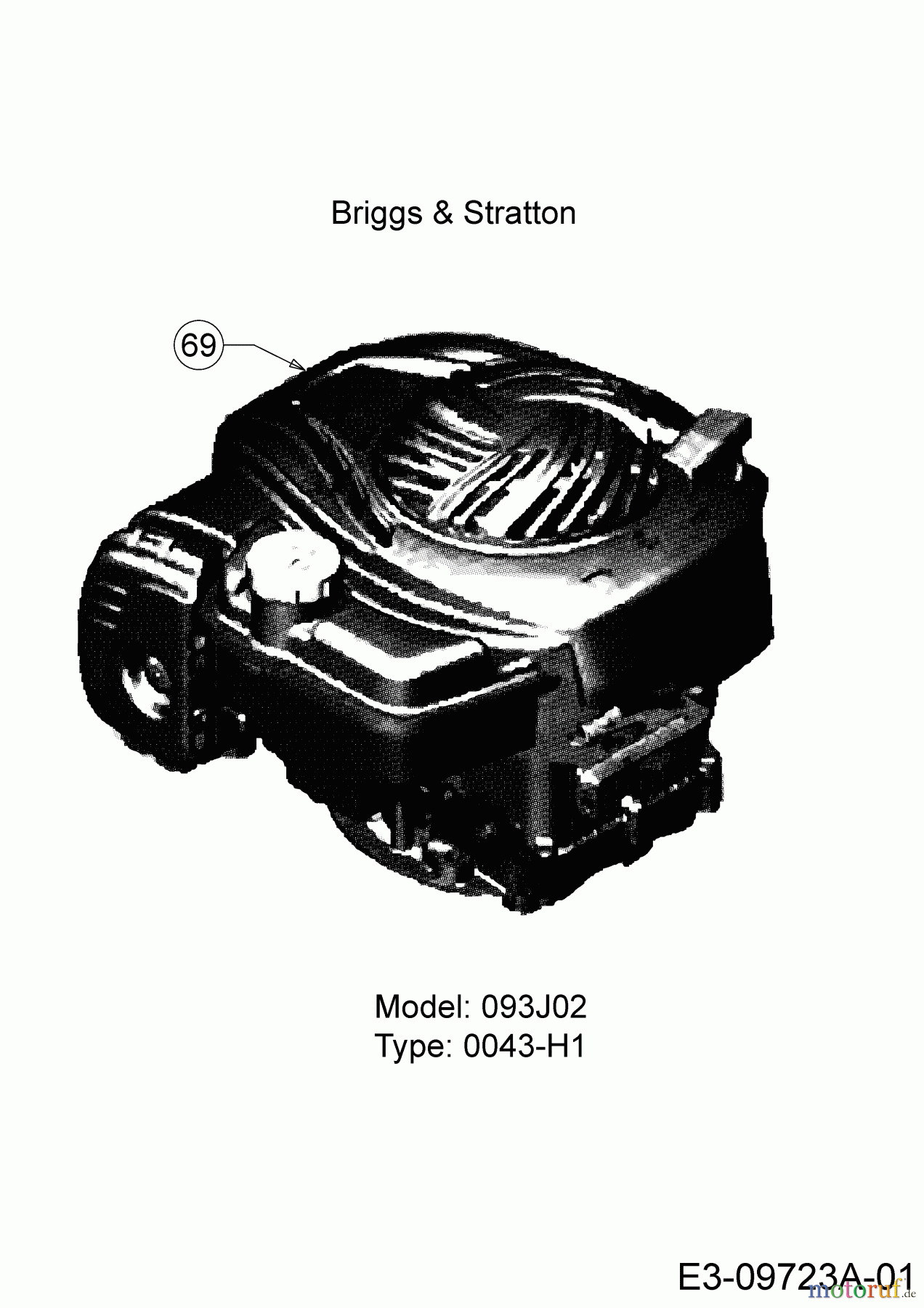  MTD Motormäher 51 BC-5 11A-075P600  (2016) Motor Briggs & Stratton