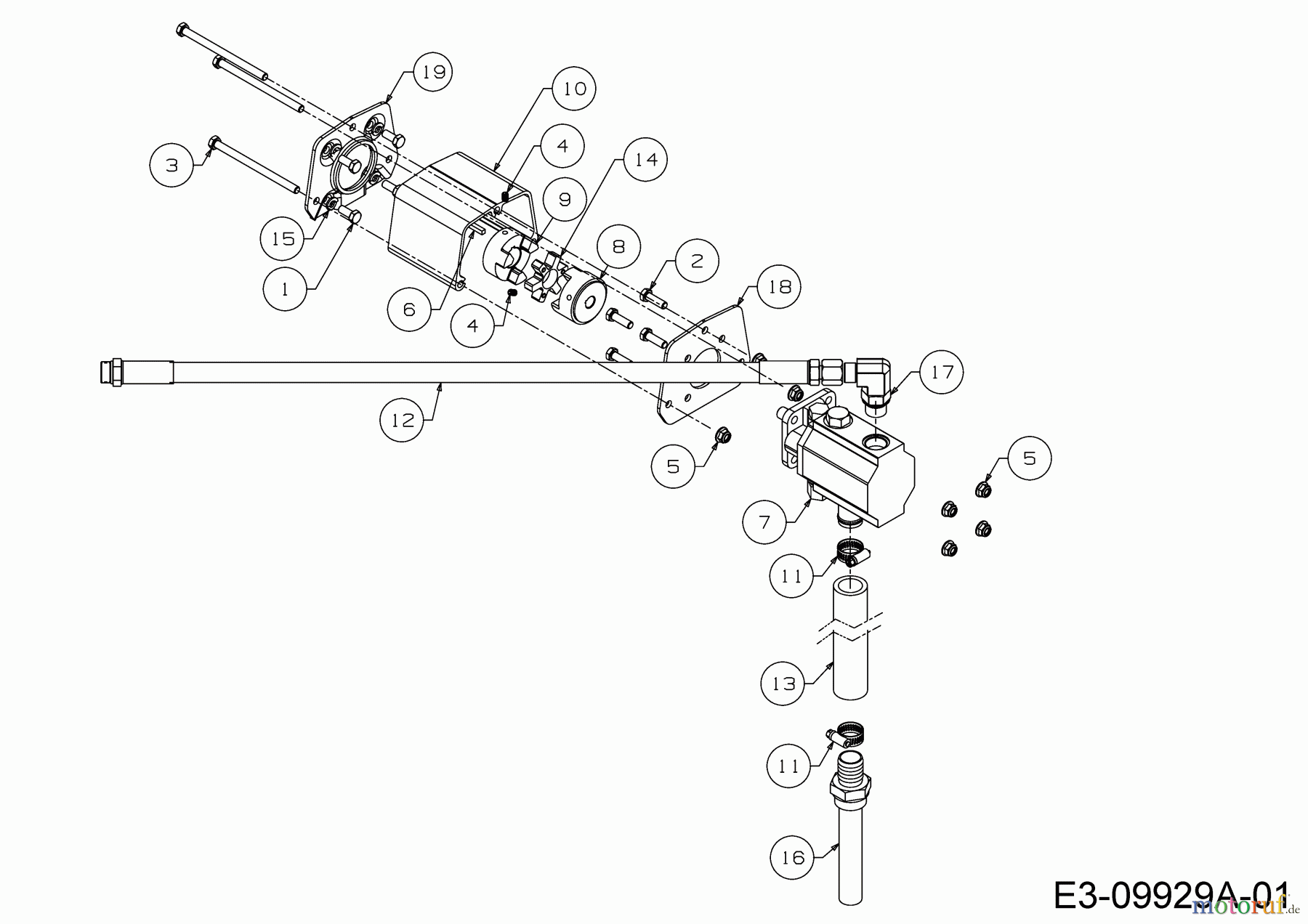  Troy-Bilt Log splitter TB 33 LS 24BL59M5766  (2018) Gear pump