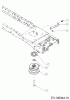 Cub Cadet XT 1 OS 107 13A8A1CS603 (2017) Listas de piezas de repuesto y dibujos Electric clutch, Engine pulley