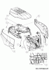 MTD 23/42 13AQA1VR308 (2017) Listas de piezas de repuesto y dibujos Engine hood V-Style