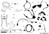 Robomow RS630 (White) PRD6300AW (2014) Ersatzteile Kabel, Kabelanschluß, Regensensor, Werkzeug