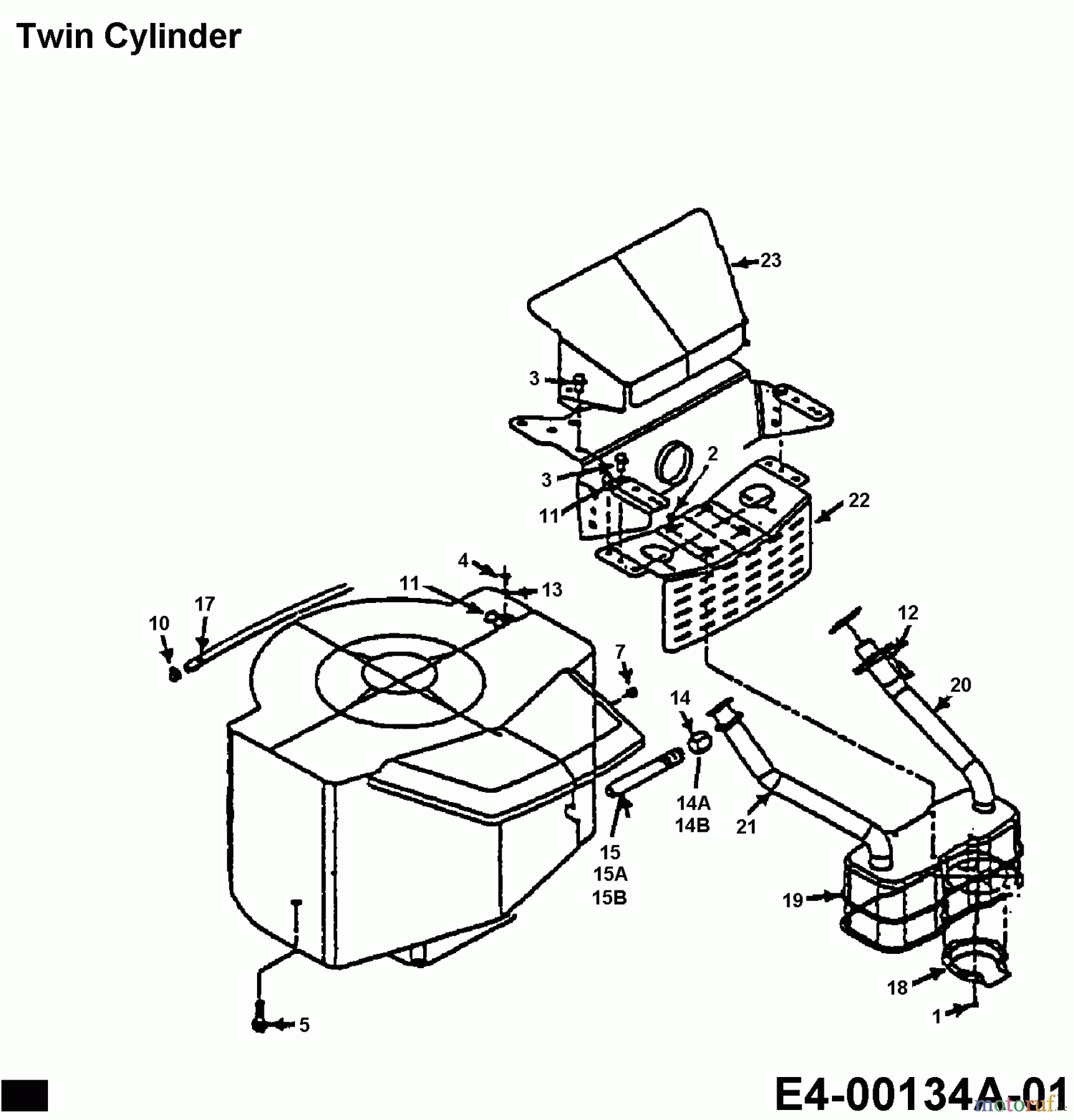  MTD Rasentraktoren 1 B 145 13AM765N606  (1997) Motorzubehör
