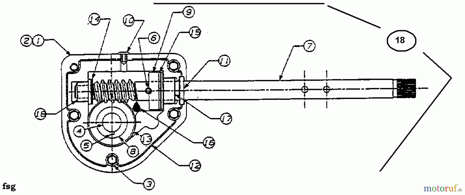  Yard-Man Schneefräsen E 643 E 31AE643E643  (1999) Getriebe