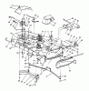 White 48-Z 53AC235M679 (1998) Listas de piezas de repuesto y dibujos Deflector, Deck housing, Wheels
