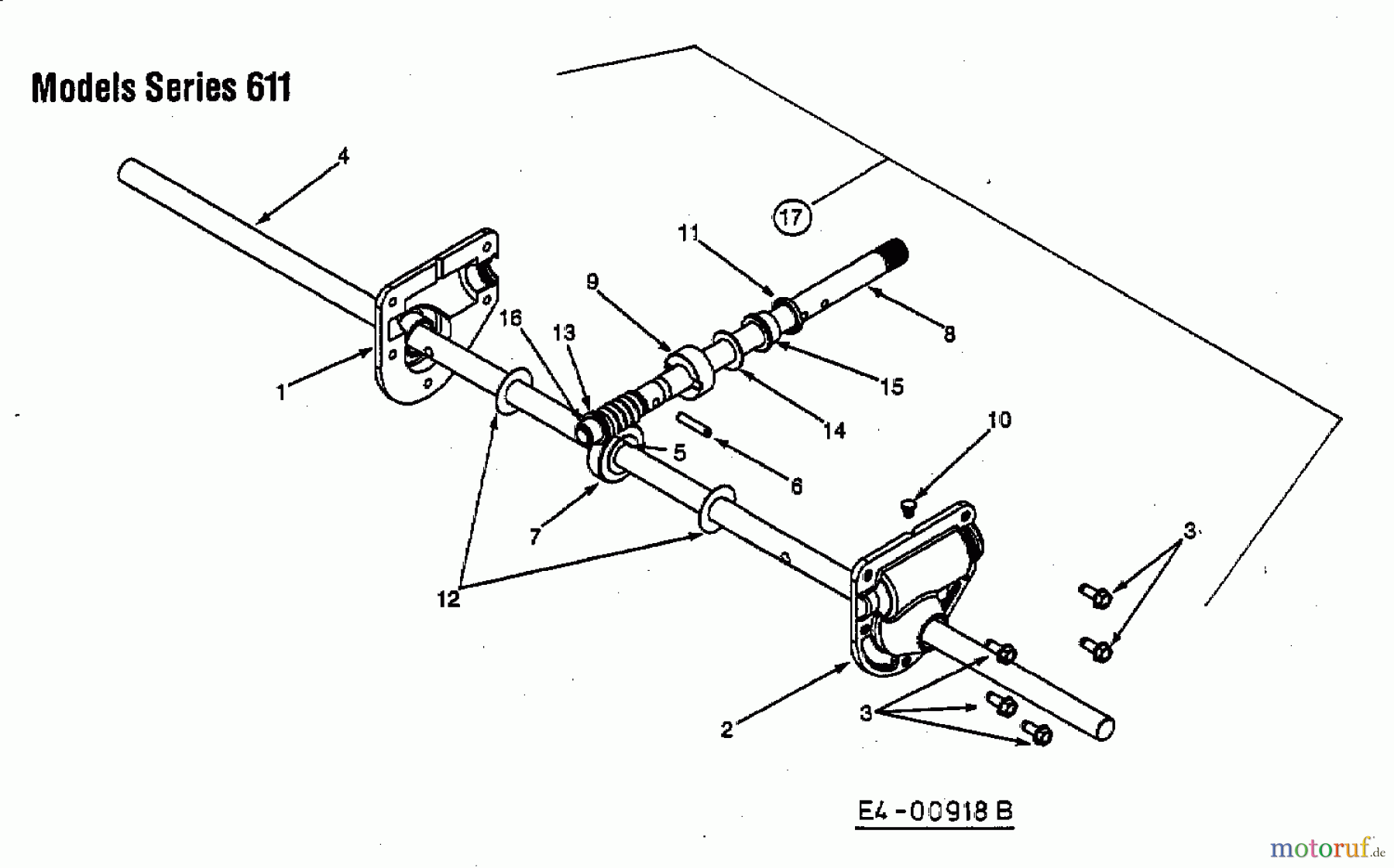  MTD Schneefräsen 611 D 31A-611D678  (2000) Getriebe