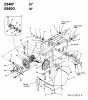 MTD E 640 F 31AE640F678 (1999) Listas de piezas de repuesto y dibujos Drive system
