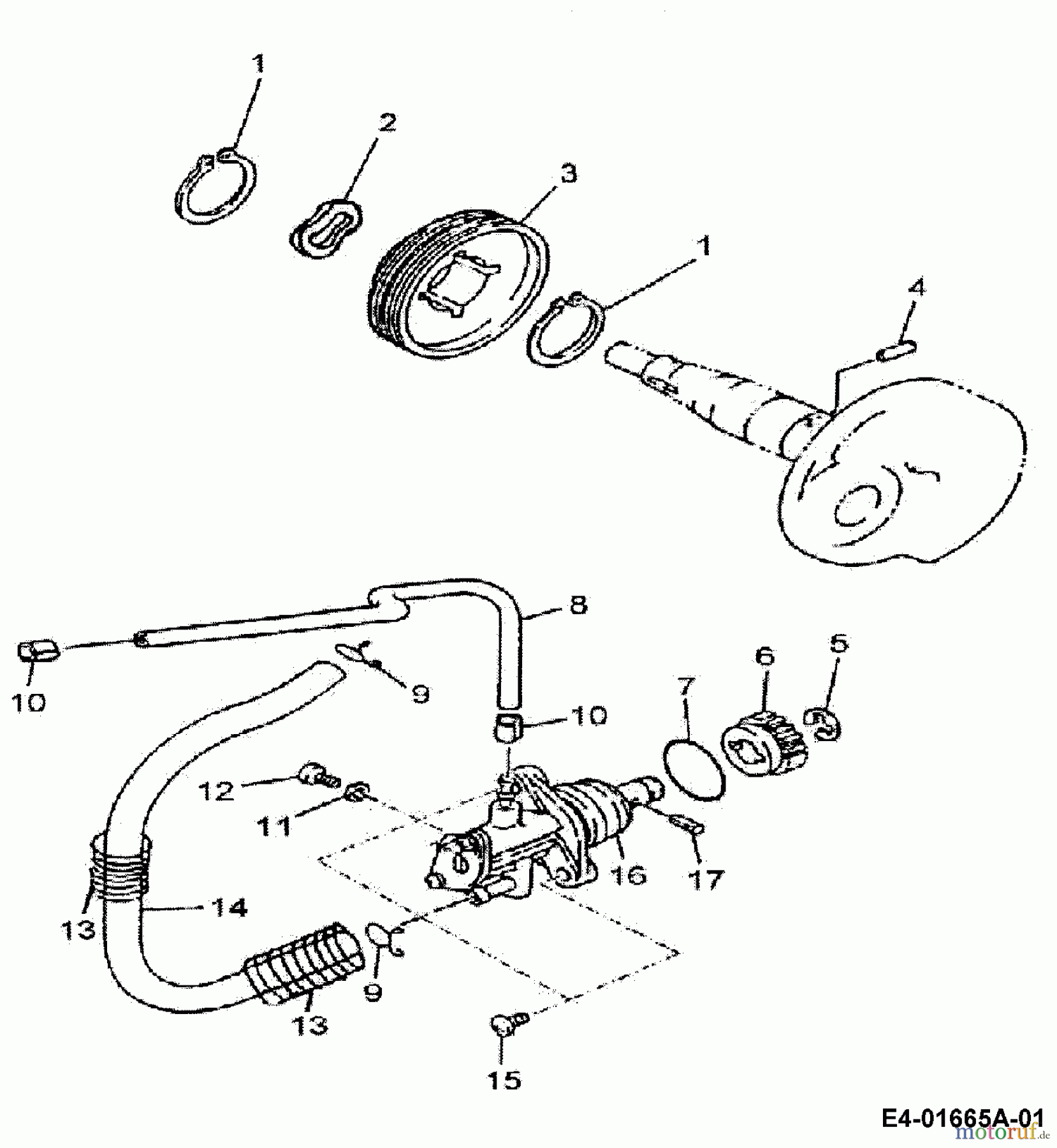  Cub Cadet Quads SP 50 36AA112-603  (2006) Ölpumpe