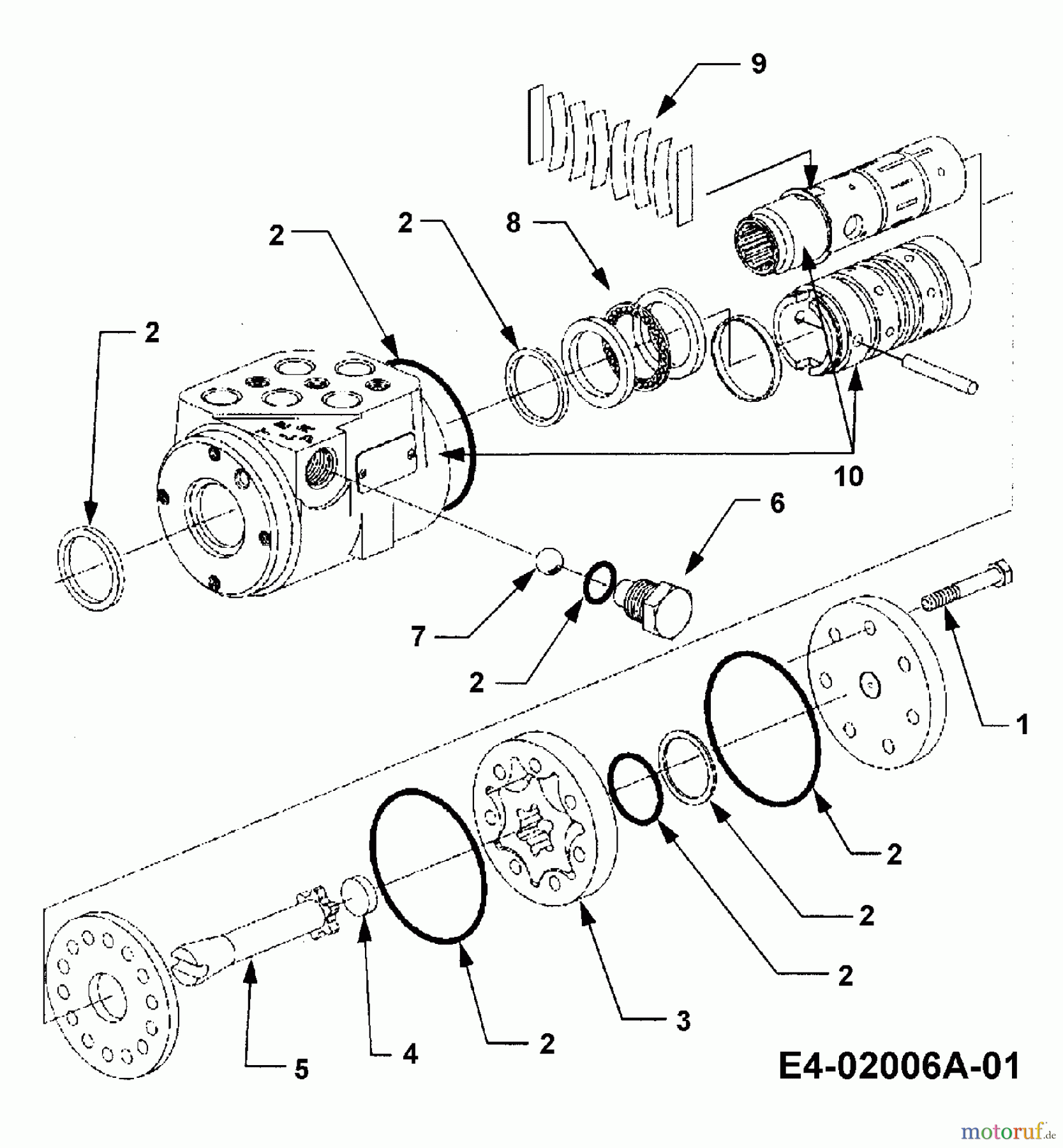 Cub Cadet Gartentraktoren HDS 3200 14A-652-603  (2001) Hydraulikpumpe Lenkung