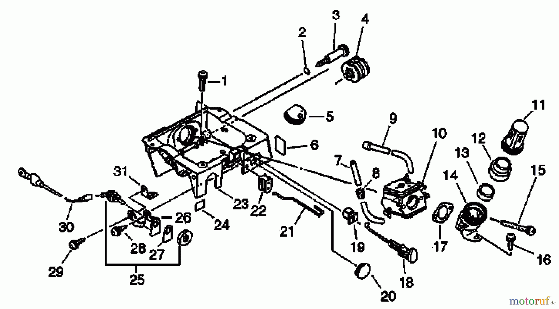 Echo Trennsägen CSG-680 - Echo Chainsaw, Ignition Switch, Intake