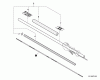 Echo PPF-280 - Pole Saw / Pruner, S/N: E09511001001 - E09511999999 Listas de piezas de repuesto y dibujos Main Pipe Assembly, Driveshaft