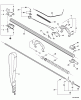 Echo PPT-230 - Pole Saw / Pruner, S/N: E08913001001 - E08913999999 Listas de piezas de repuesto y dibujos Main Pipe -- Lower, Control Handle, Throttle Cable, Shoulder Strap